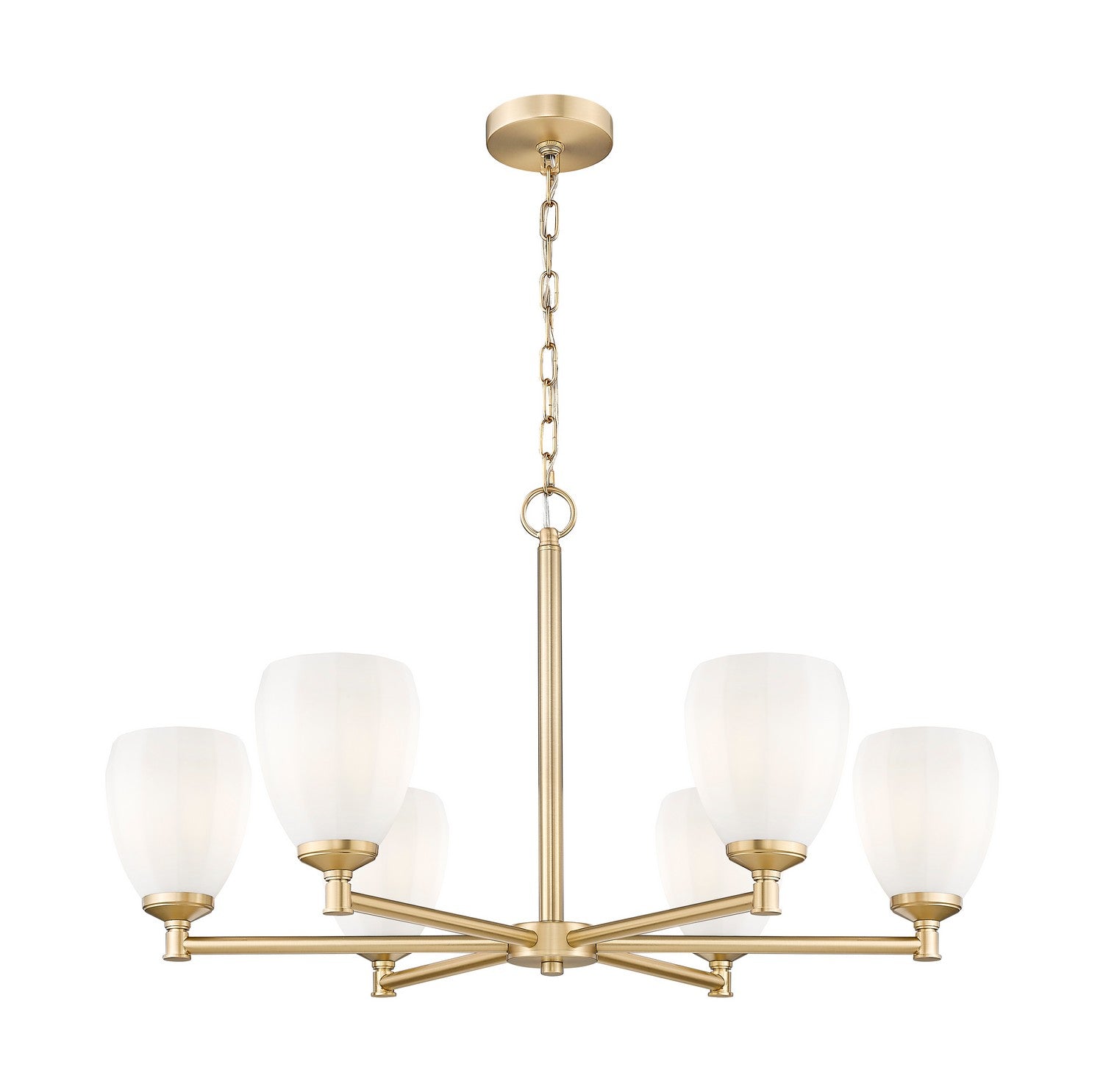 Z-Lite - 7004-6MGLD - Six Light Chandelier - Oren - Modern Gold