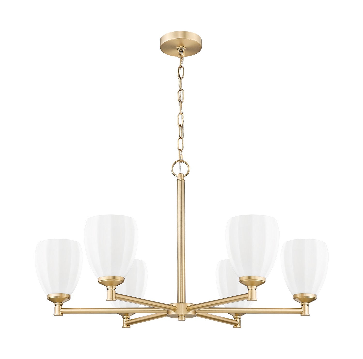 Z-Lite - 7004-6MGLD - Six Light Chandelier - Oren - Modern Gold