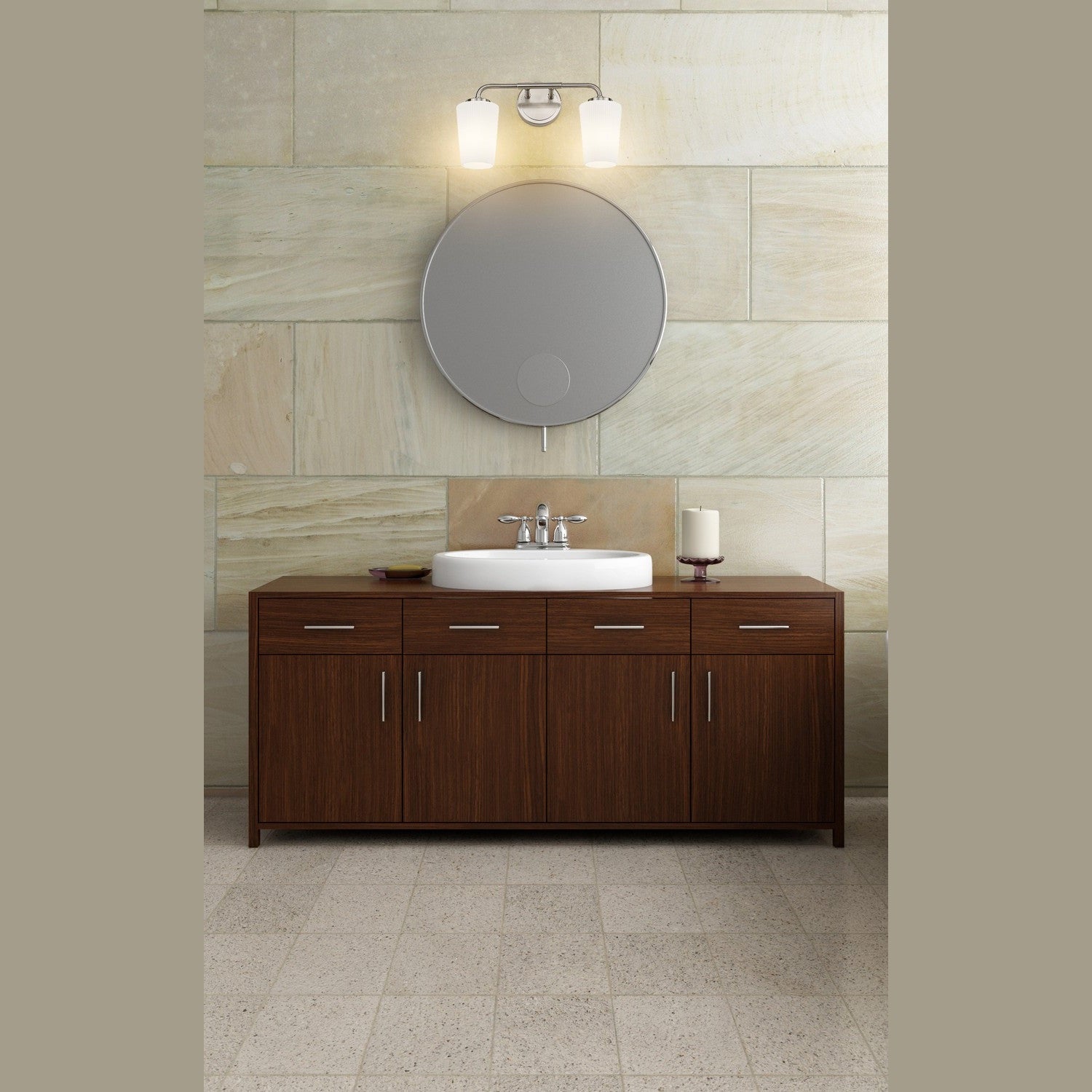 Z-Lite - 7005-2V-BN - Two Light Vanity - Montford - Brushed Nickel