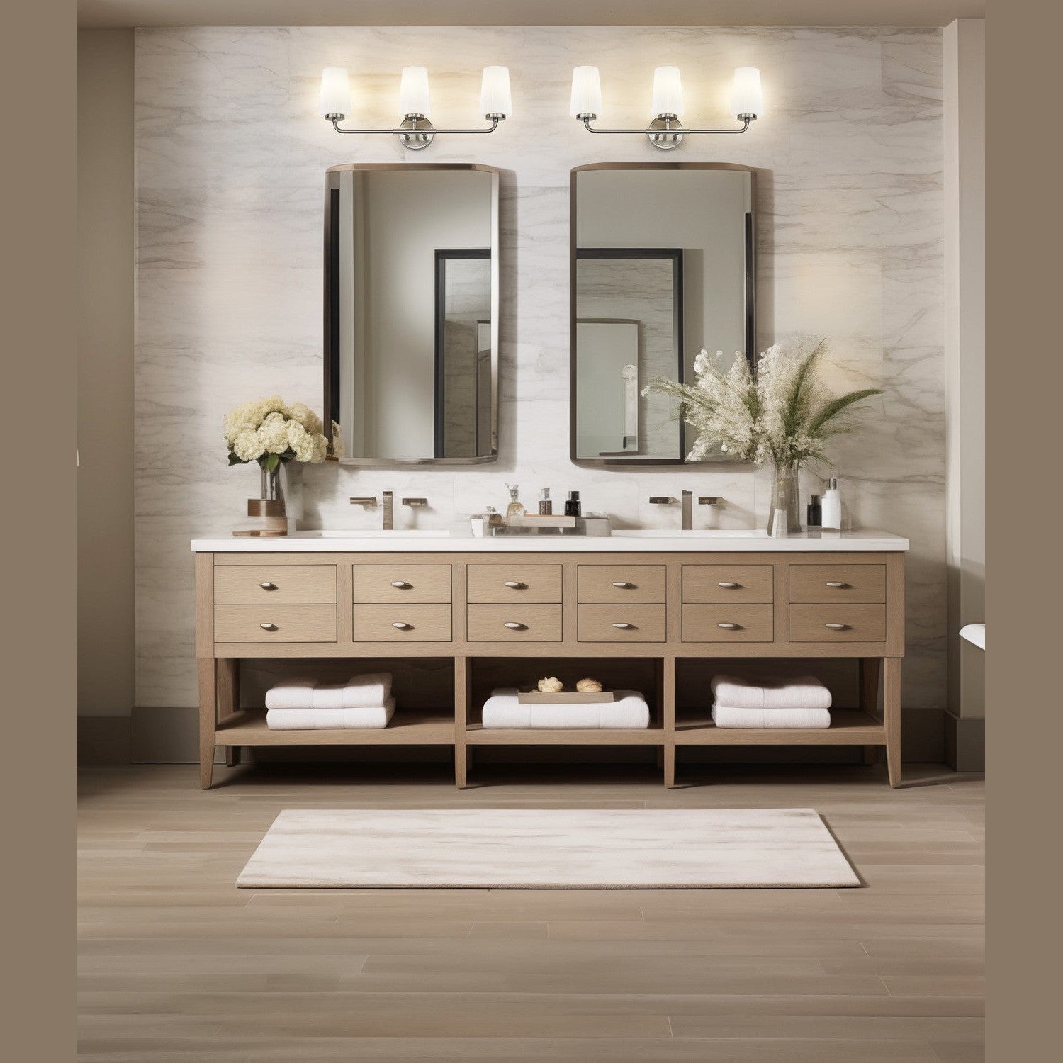 Z-Lite - 7005-3V-BN - Three Light Vanity - Montford - Brushed Nickel