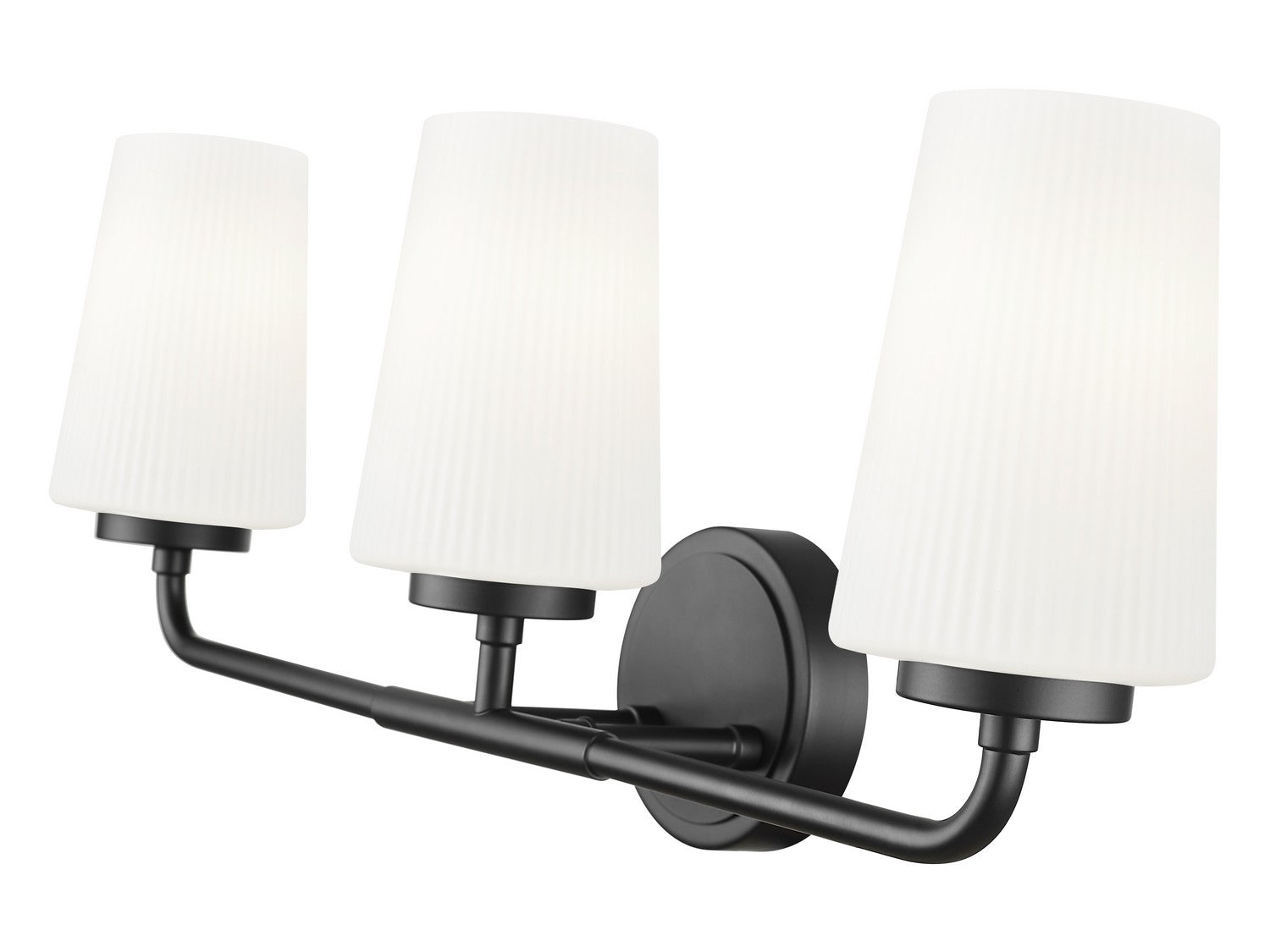 Z-Lite - 7005-3V-MB - Three Light Vanity - Montford - Matte Black