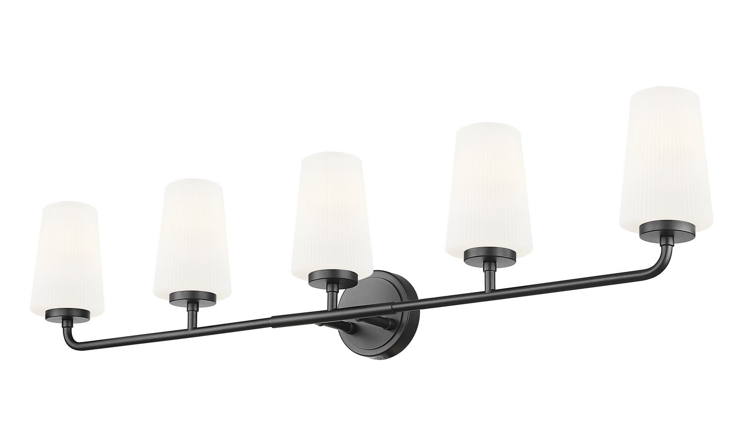 Z-Lite - 7005-5V-MB - Five Light Vanity - Montford - Matte Black