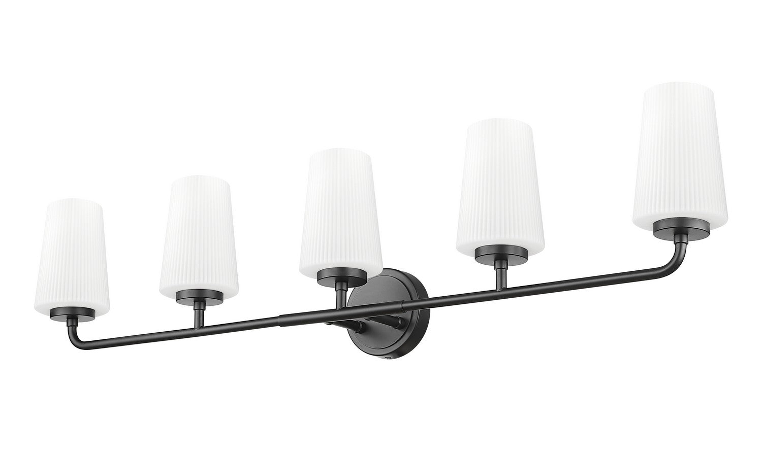 Z-Lite - 7005-5V-MB - Five Light Vanity - Montford - Matte Black