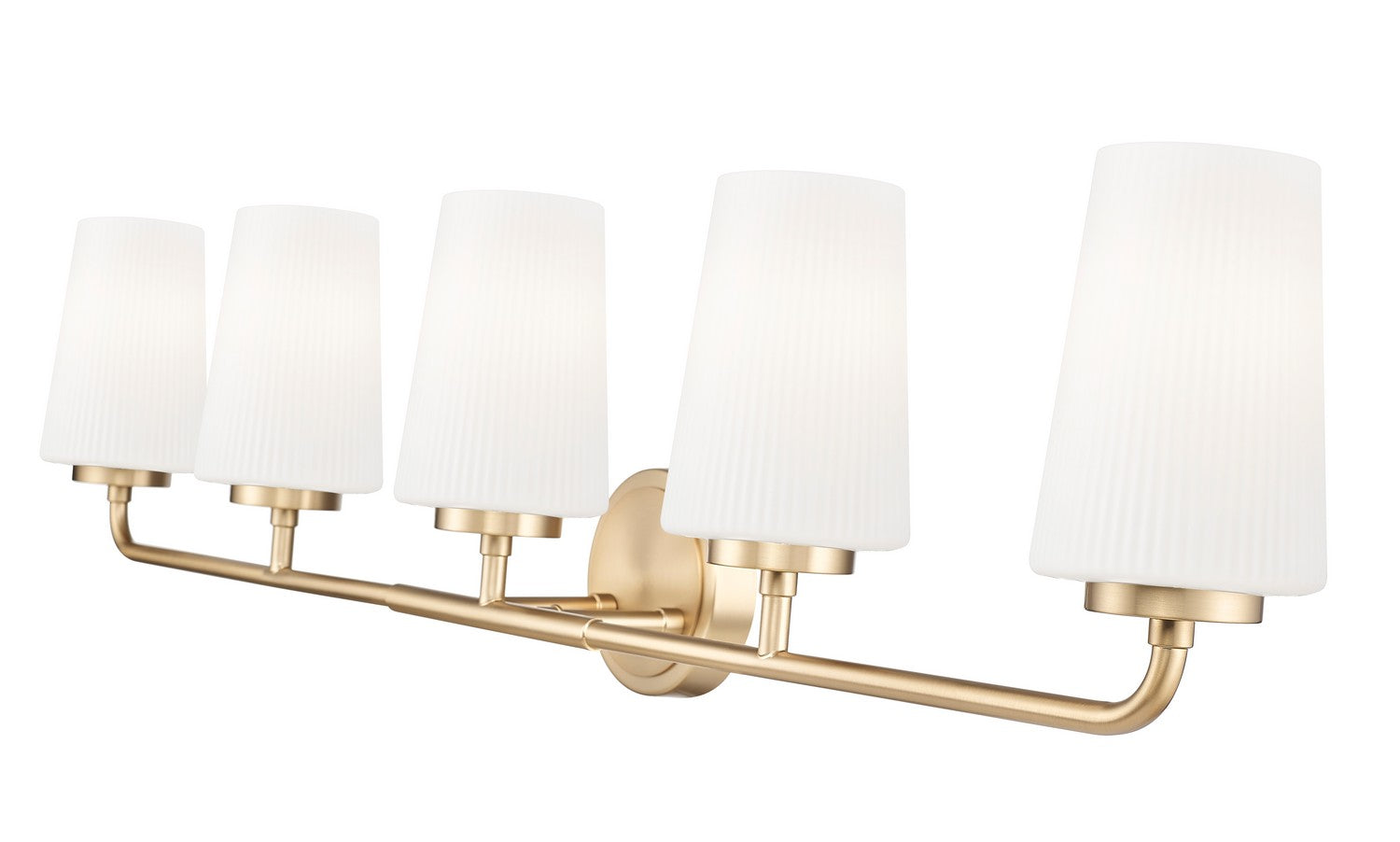 Z-Lite - 7005-5V-MGLD - Five Light Vanity - Montford - Modern Gold