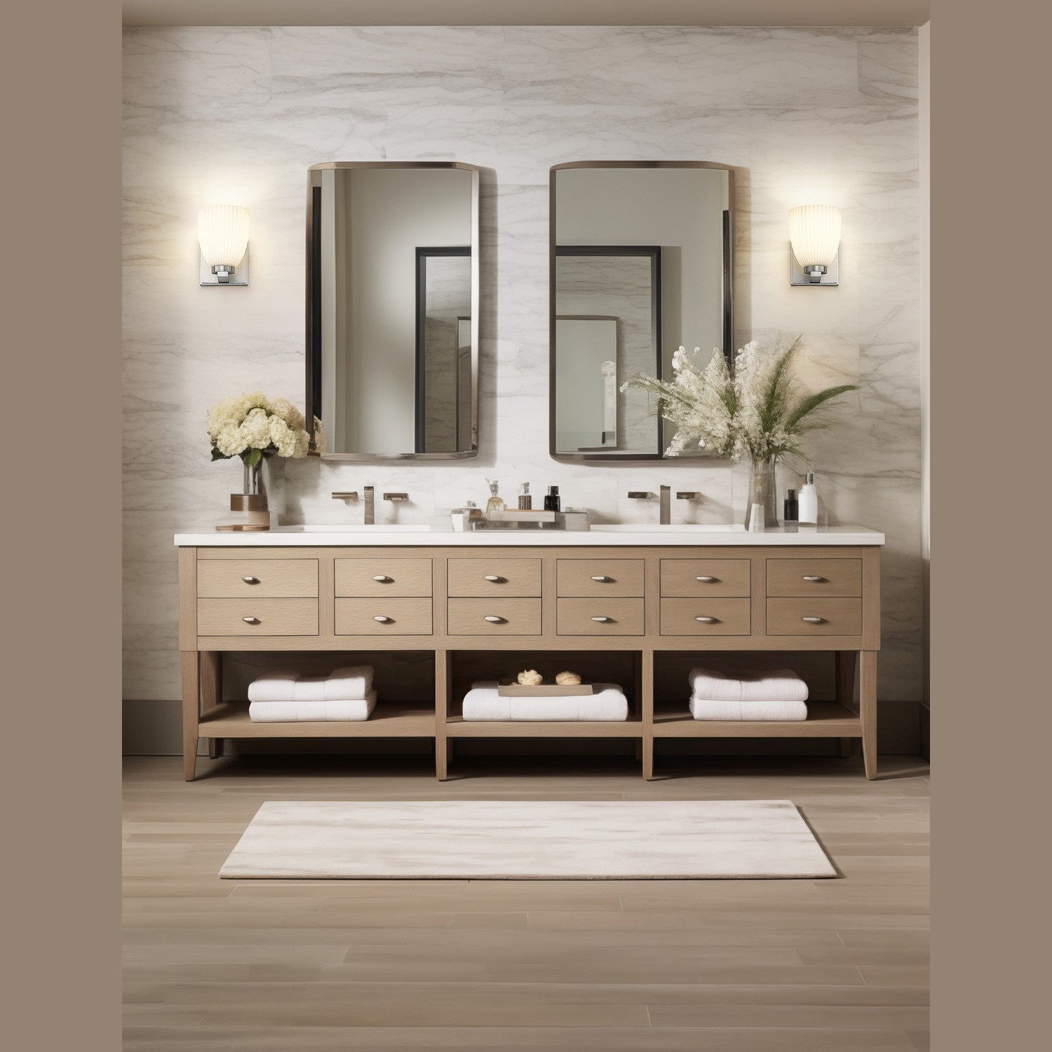 Z-Lite - 7518-1S-BN - One Light Wall Sconce - Naya - Brushed Nickel