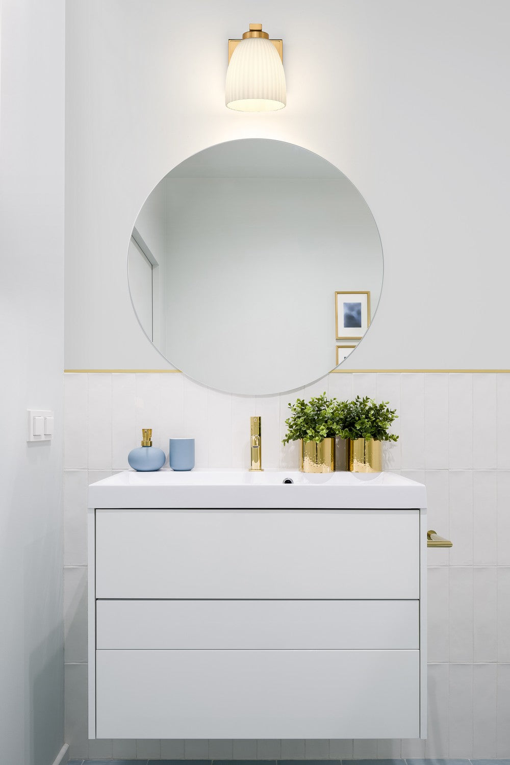 Z-Lite - 7518-1S-MGLD - One Light Wall Sconce - Naya - Modern Gold