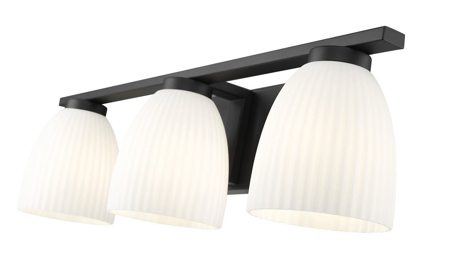 Z-Lite - 7518-3V-MB - Three Light Vanity - Naya - Matte Black