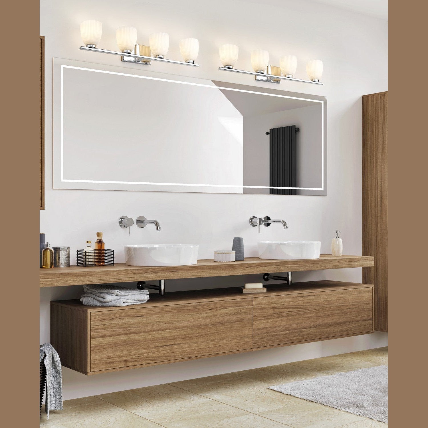 Z-Lite - 7518-4V-CH - Four Light Vanity - Naya - Chrome