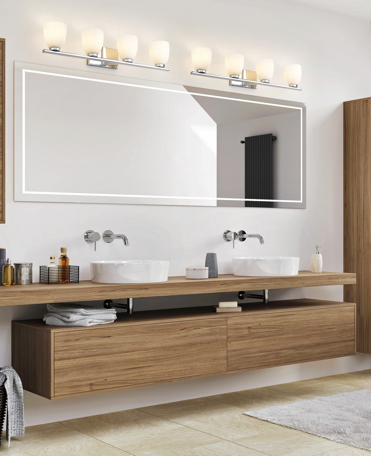 Z-Lite - 7518-4V-CH - Four Light Vanity - Naya - Chrome