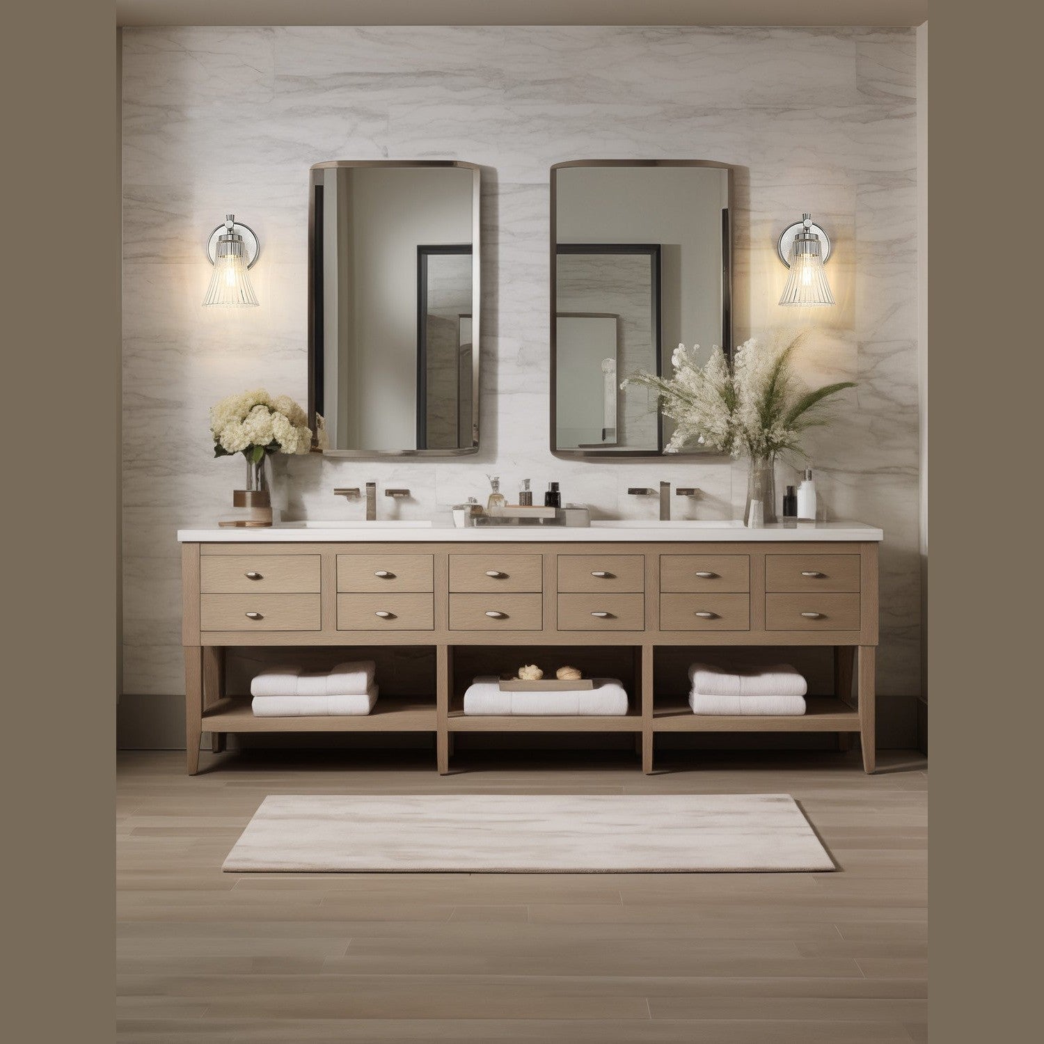 Z-Lite - 7519-1S-BN - One Light Wall Sconce - Belle - Brushed Nickel