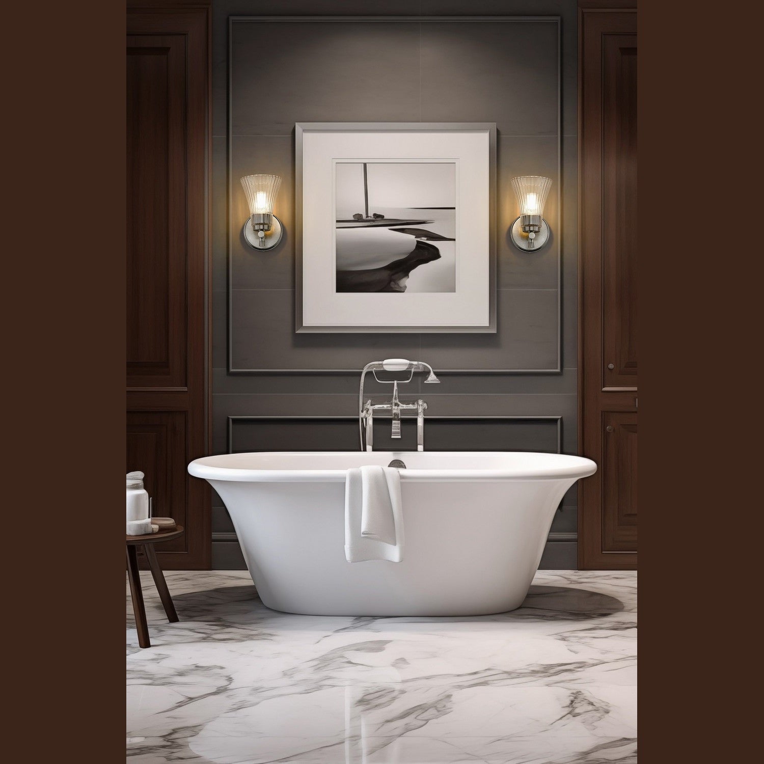 Z-Lite - 7519-1S-BN - One Light Wall Sconce - Belle - Brushed Nickel