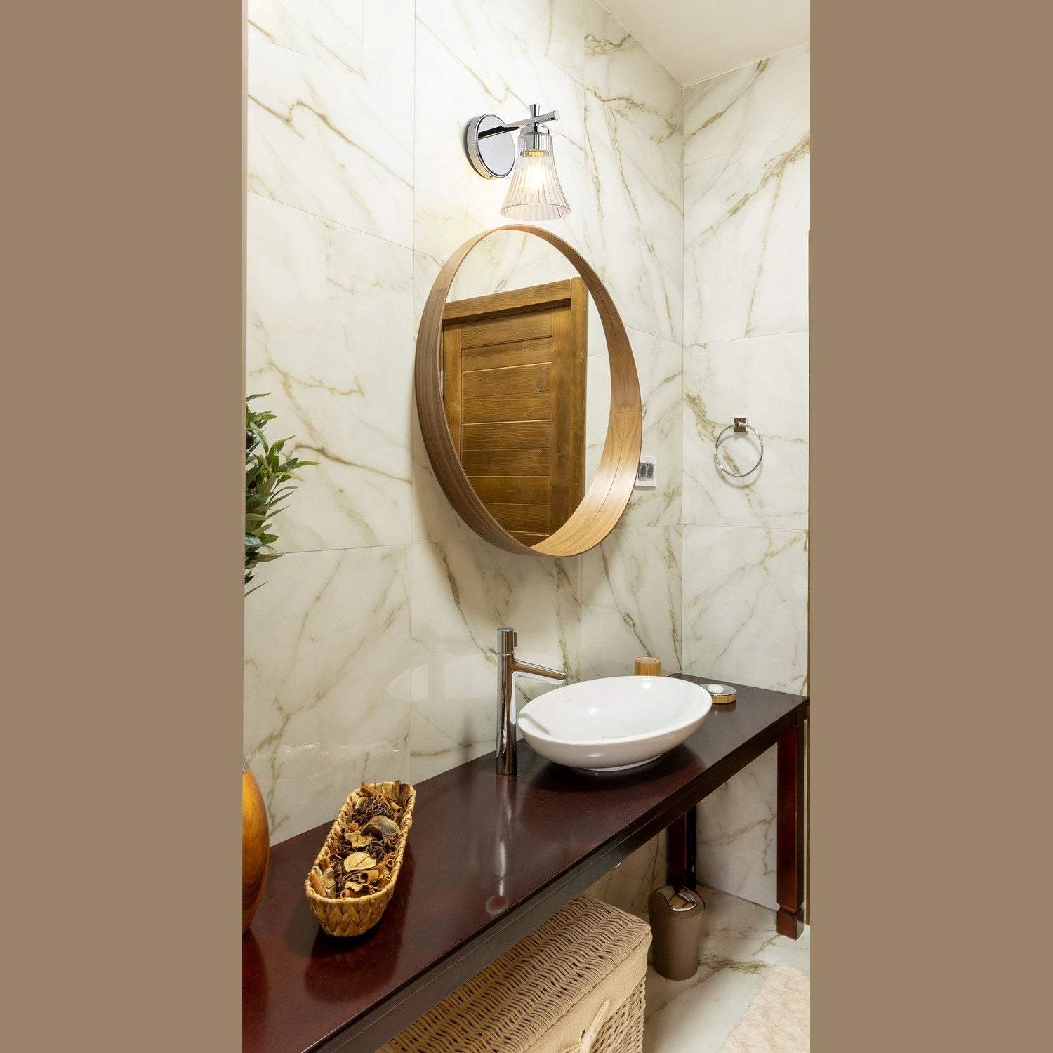 Z-Lite - 7519-1S-CH - One Light Wall Sconce - Belle - Chrome