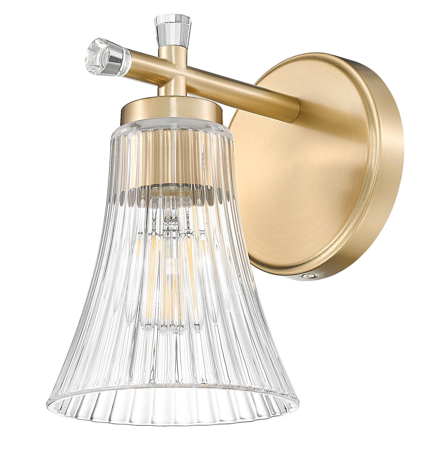 Z-Lite - 7519-1S-MGLD - One Light Wall Sconce - Belle - Modern Gold