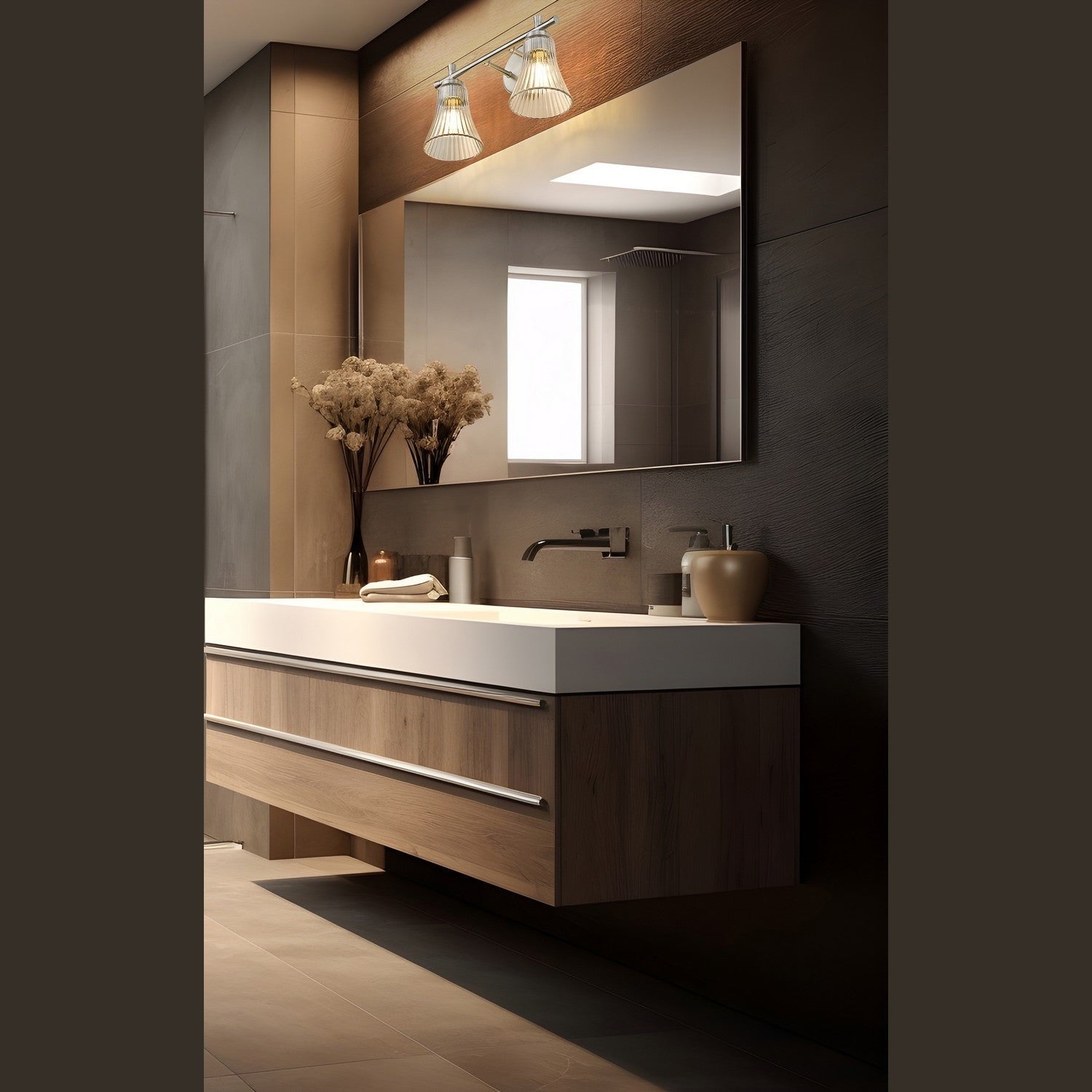 Z-Lite - 7519-2V-BN - Two Light Vanity - Belle - Brushed Nickel