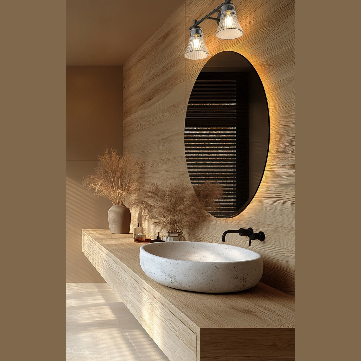 Z-Lite - 7519-2V-MB - Two Light Vanity - Belle - Matte Black