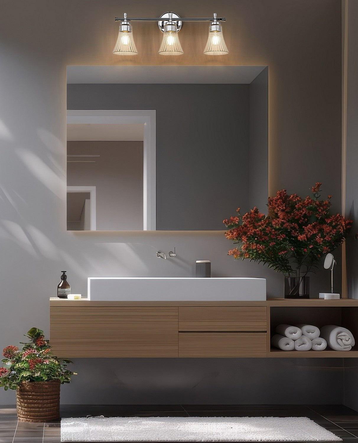 Z-Lite - 7519-3V-CH - Three Light Vanity - Belle - Chrome