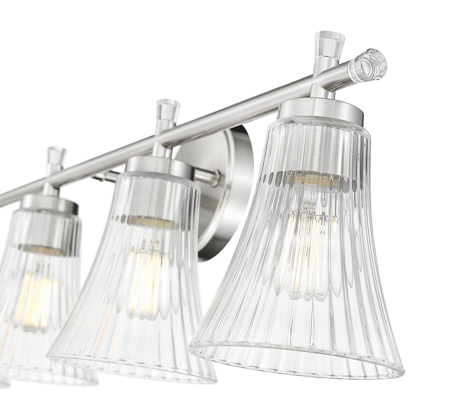 Z-Lite - 7519-4V-BN - Four Light Vanity - Belle - Brushed Nickel