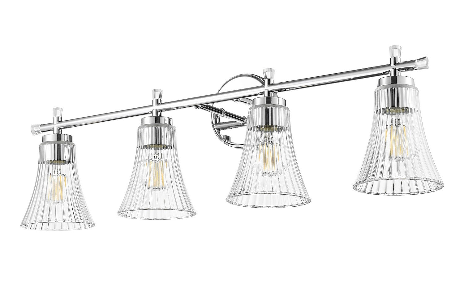 Z-Lite - 7519-4V-CH - Four Light Vanity - Belle - Chrome