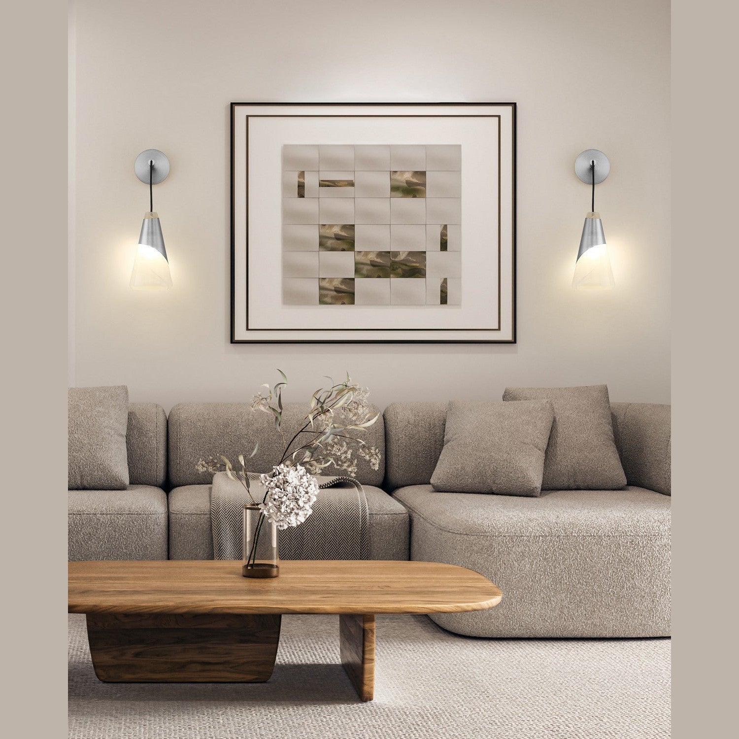 Z-Lite - 828-1S-BN - One Light Wall Sconce - Aimie - Brushed Nickel