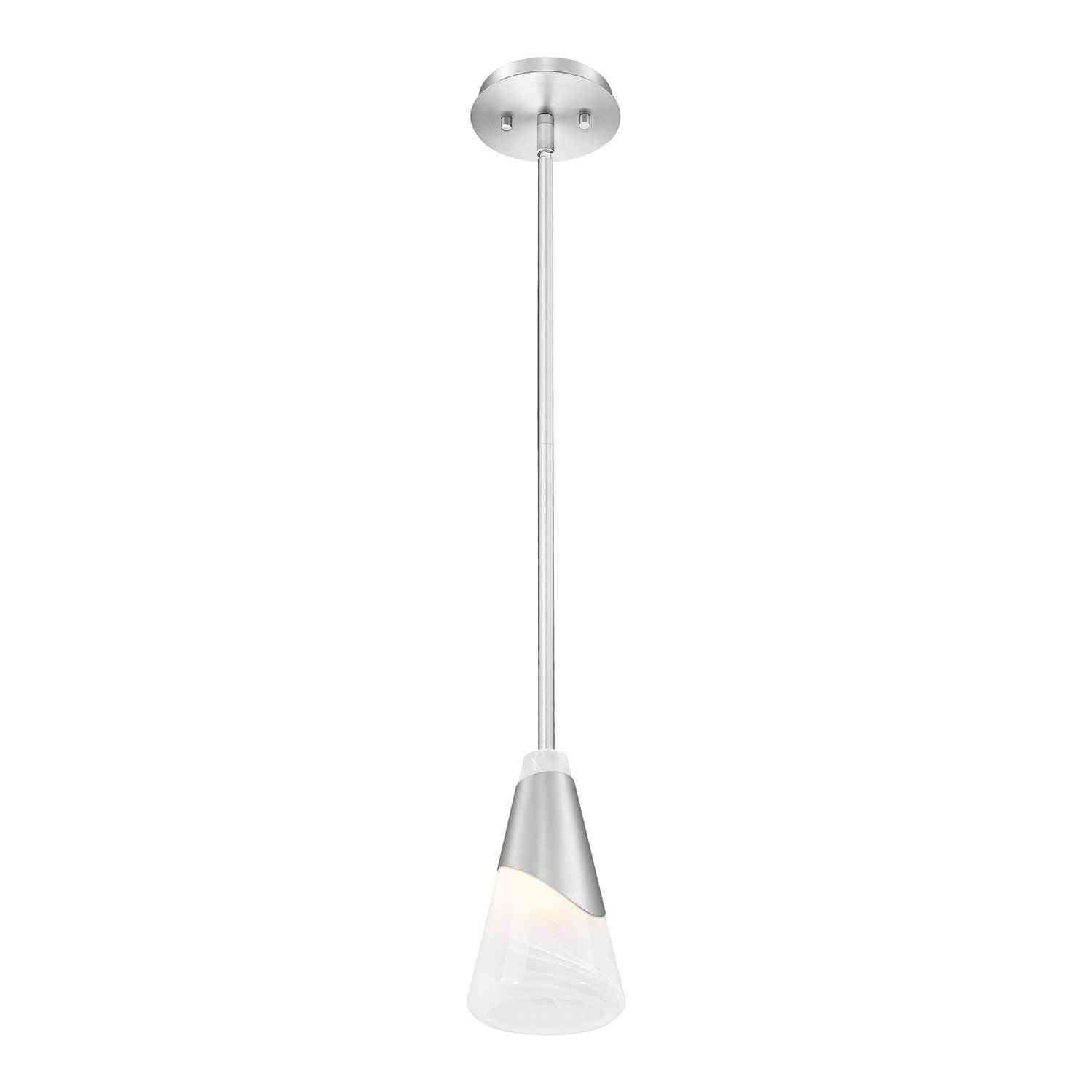 Z-Lite - 828P6-ROD-BN - One Light Pendant - Aimie - Brushed Nickel