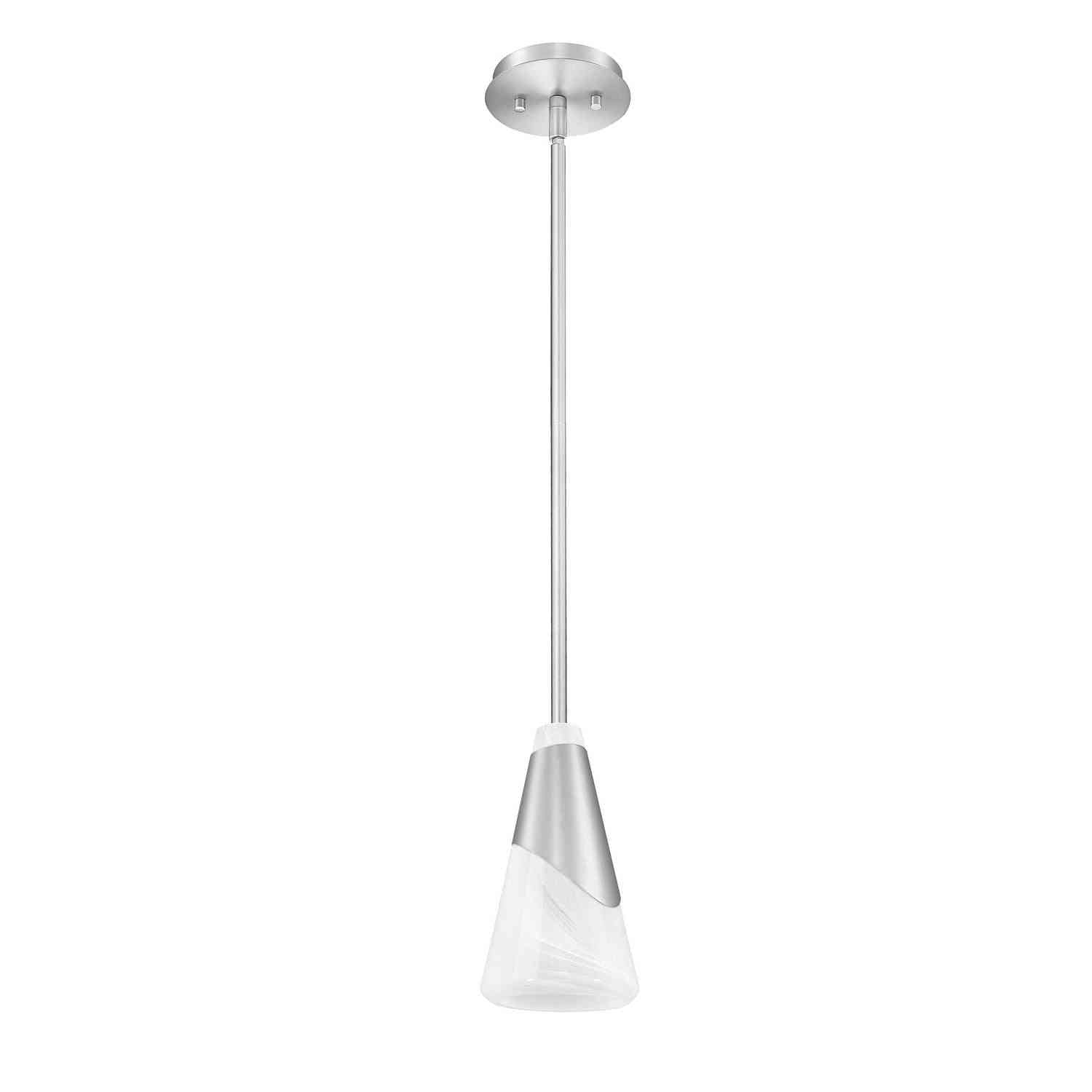 Z-Lite - 828P6-ROD-BN - One Light Pendant - Aimie - Brushed Nickel