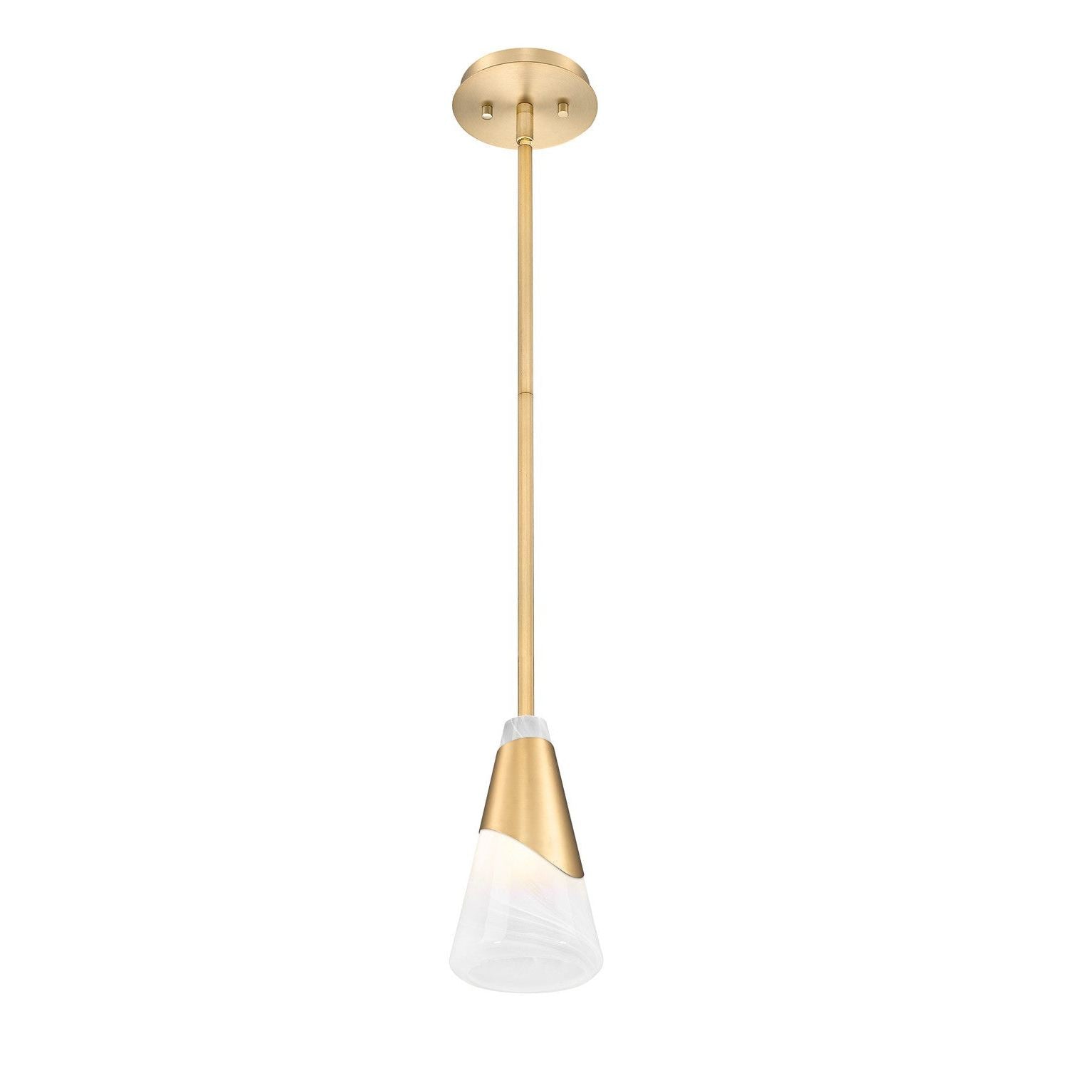 Z-Lite - 828P6-ROD-MGLD - One Light Pendant - Aimie - Modern Gold