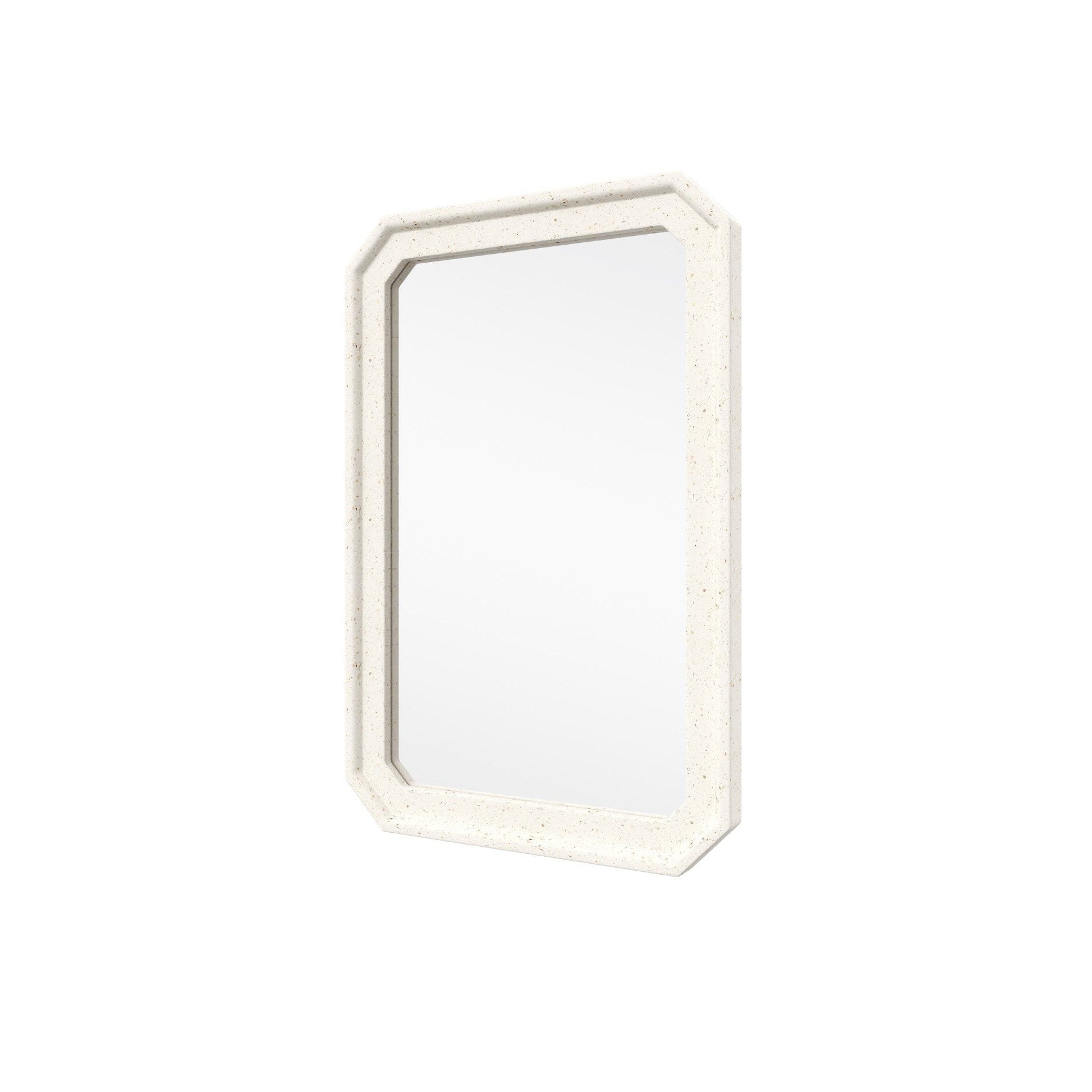 Currey and Company - 1000-0163 - Mirror - Carson - Ivory Terrazzo