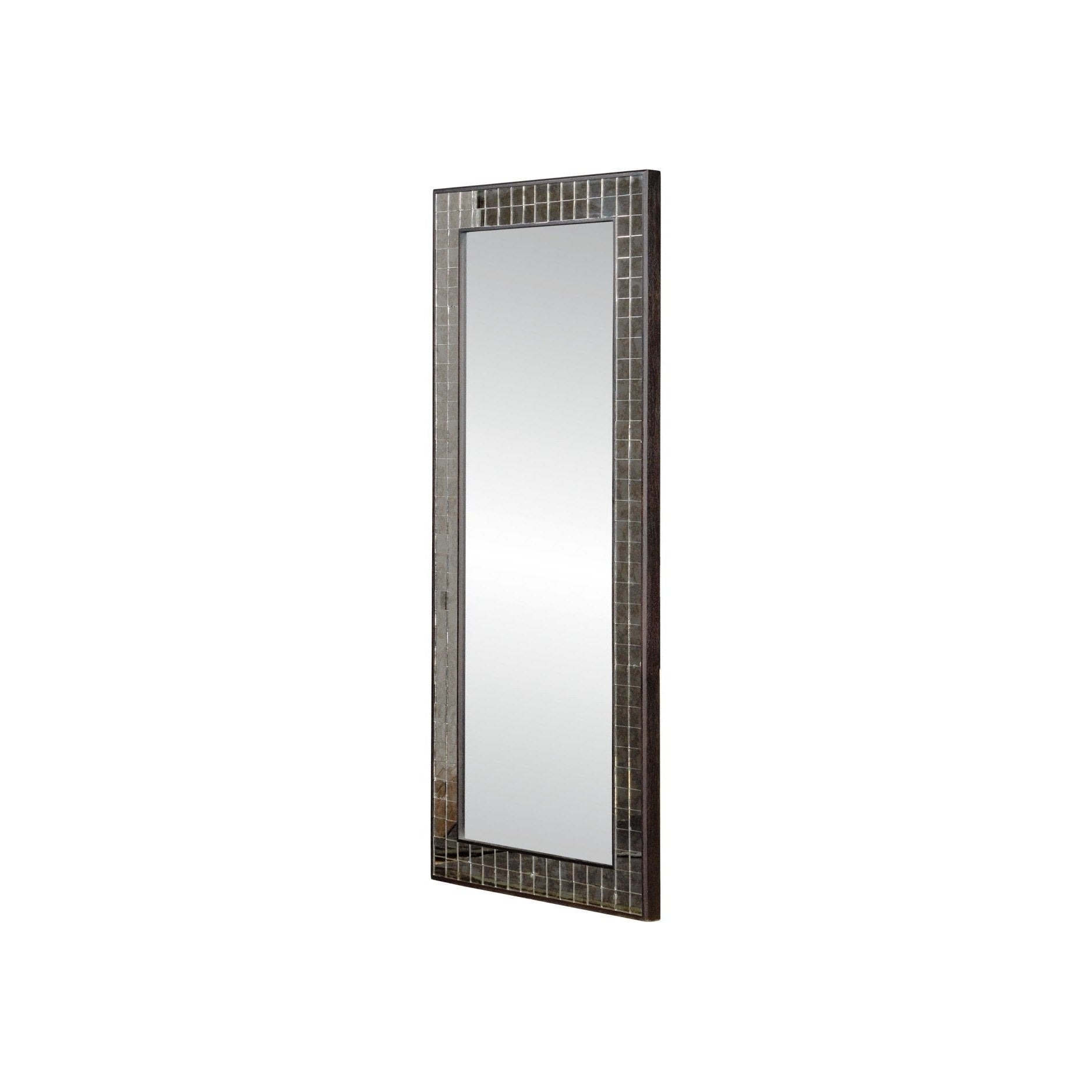 Currey and Company - 1000-0167 - Mirror - Mosaico - Ebony / Antique Mirror