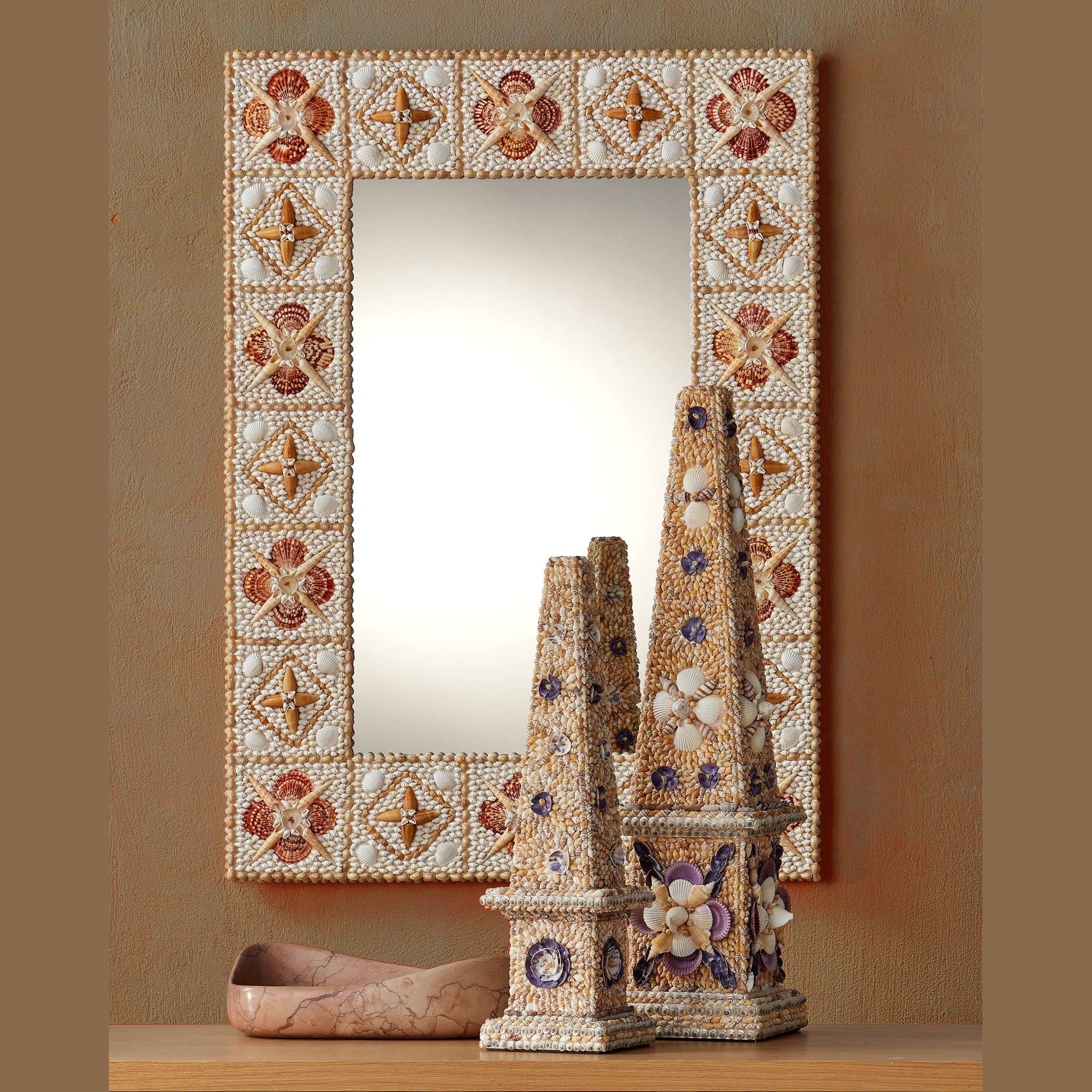 Currey and Company - 1000-0169 - Mirror - Junonia Rectangular Mirror - Natural