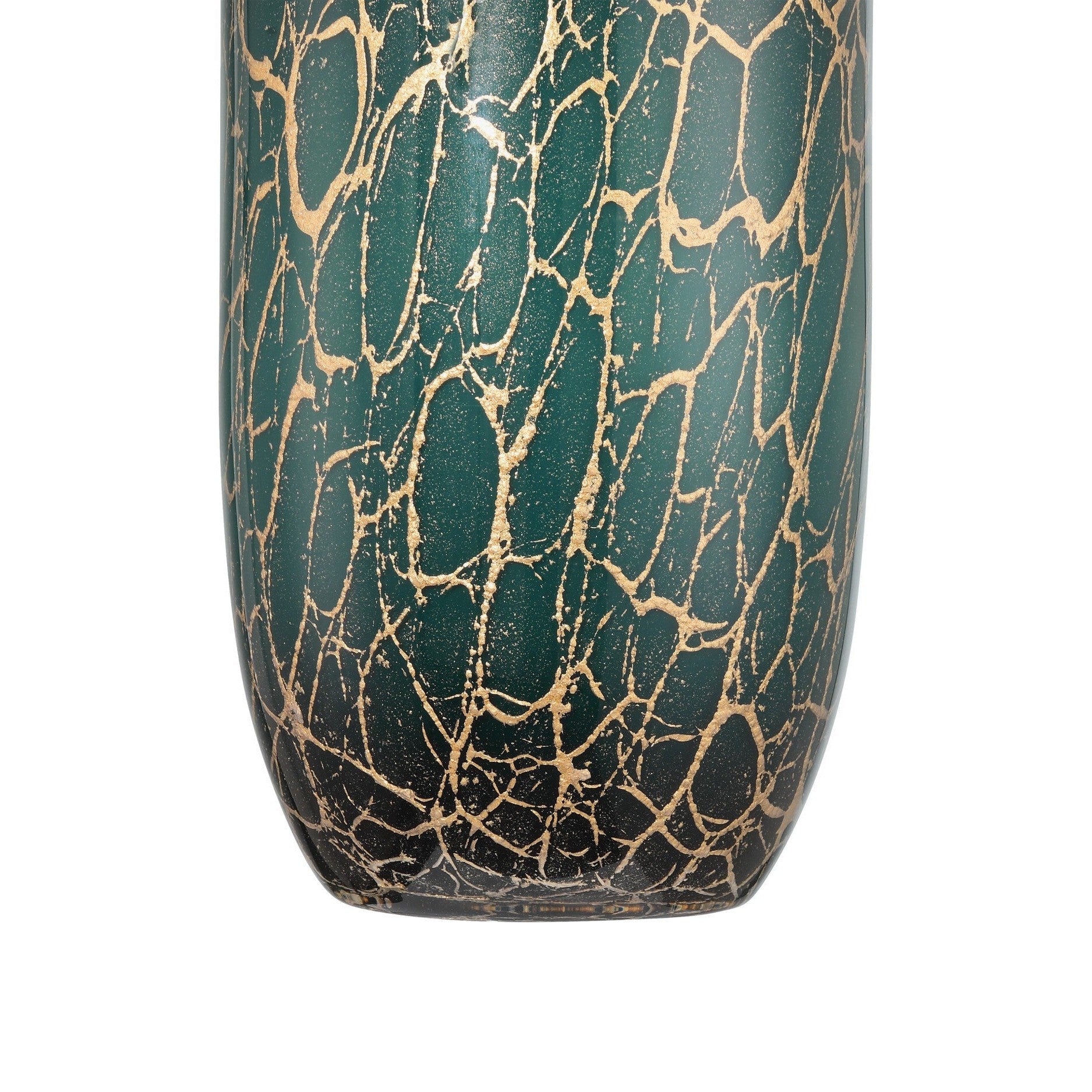 Currey and Company - 1200-0990 - Vase - Vitry Green & Gold Vase - Green / Gold