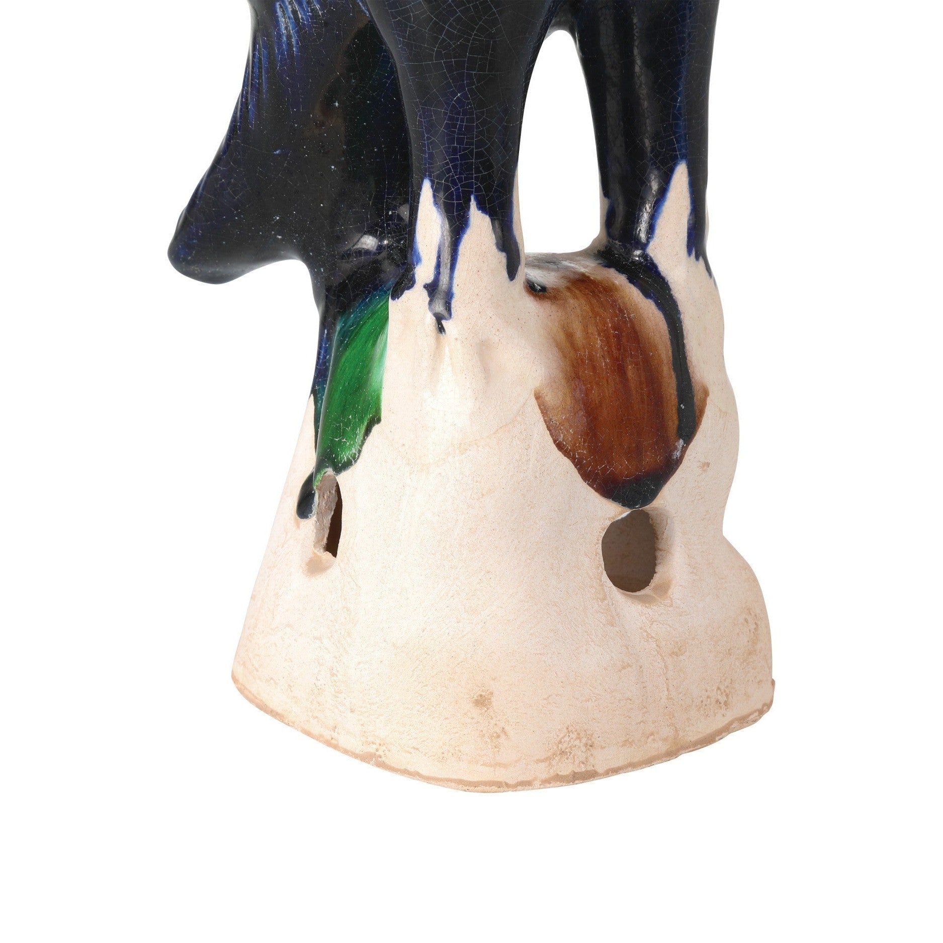 Currey and Company - 1200-0993 - Sculpture - Tand Dynasty - Antique Blue / Off-White