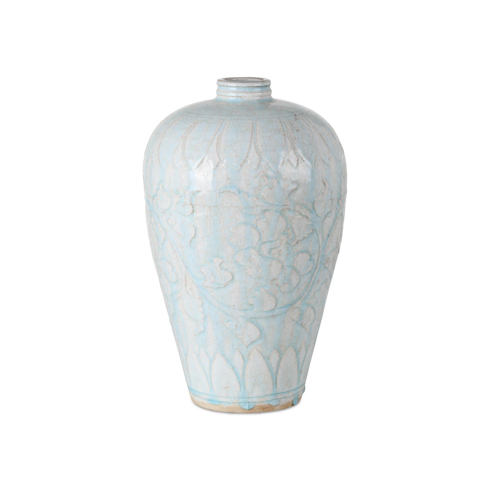 Currey and Company - 1200-1002 - Vase - Nanjing Light Blue Vases Set of 2 - Light Blue
