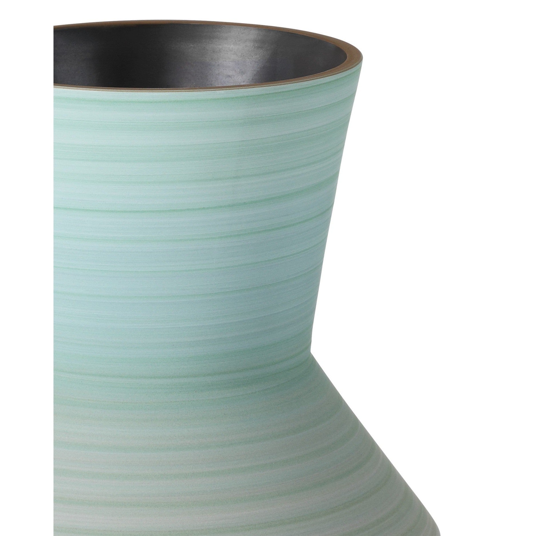 Currey and Company - 1200-1008 - Vase - Happy 80's - Brown / Light Blue