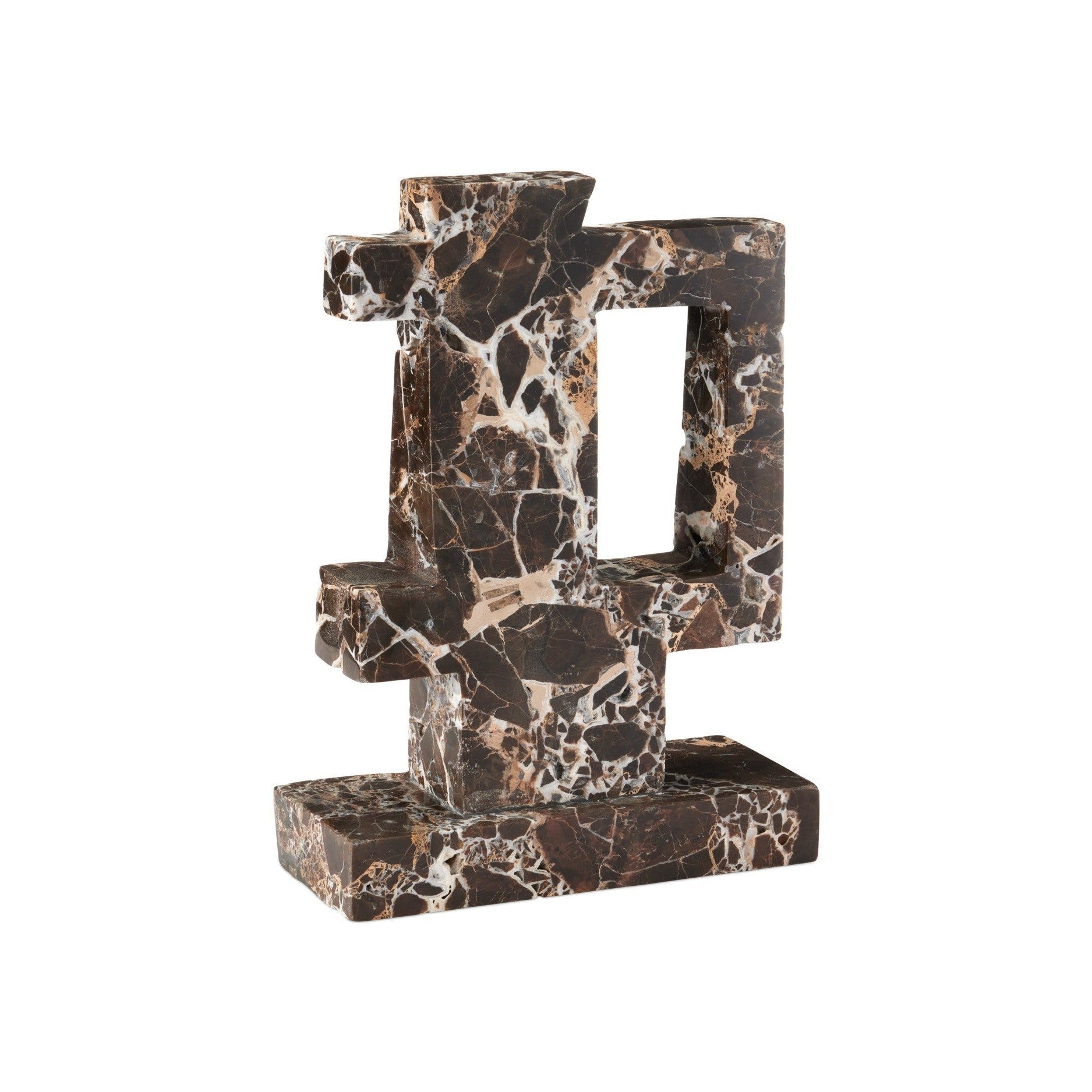 Currey and Company - 1200-1030 - Object - Blount Marble Object - Natural
