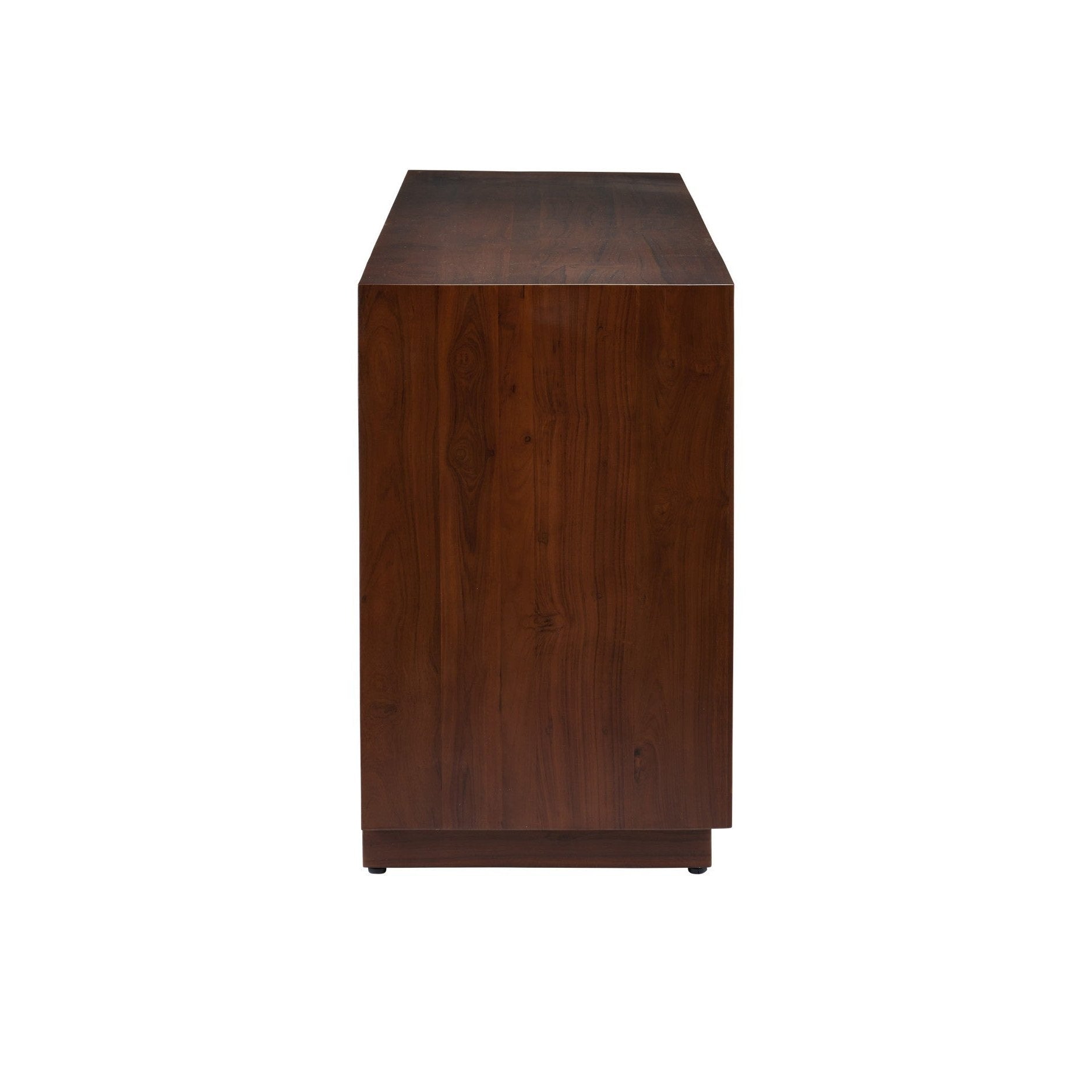 Currey and Company - 3000-0324 - Credenza - Jardin - Walnut / Antique Brass