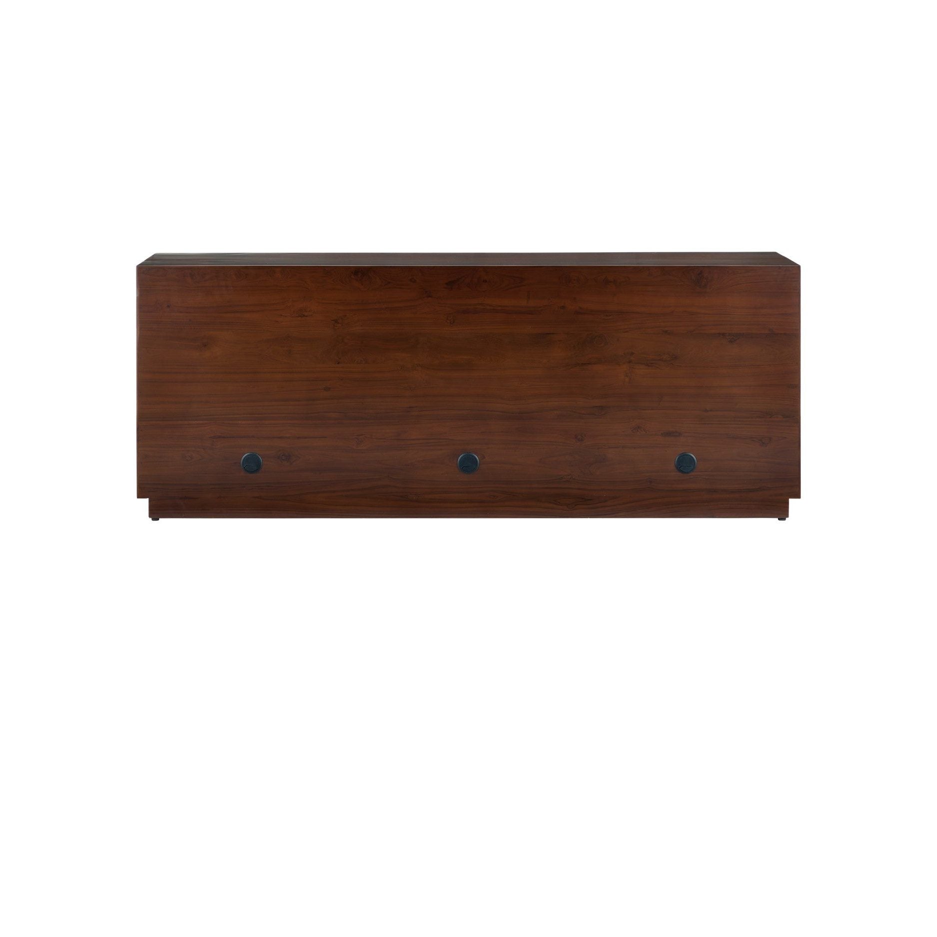 Currey and Company - 3000-0324 - Credenza - Jardin - Walnut / Antique Brass