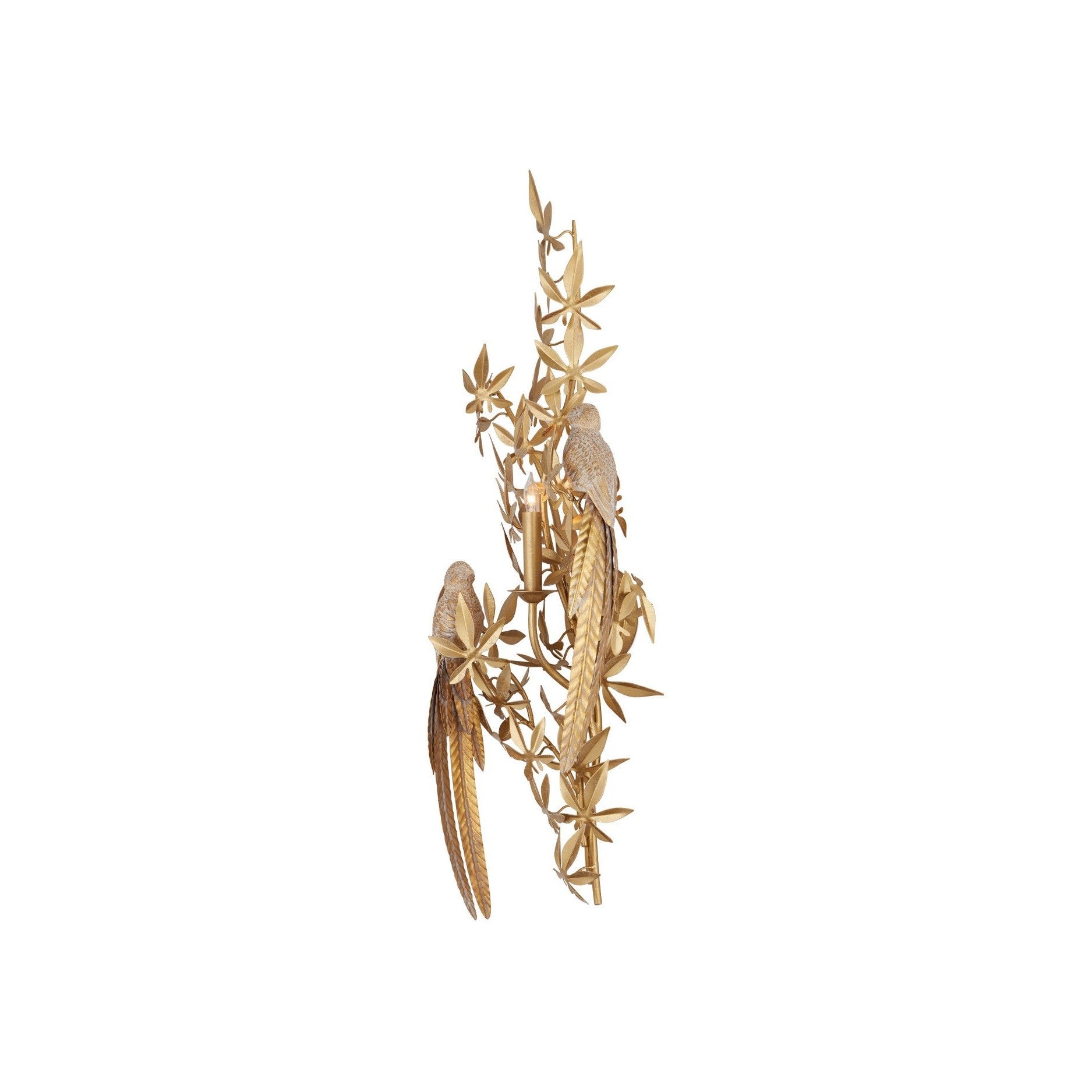 Currey and Company - 5000-0282 - One Light Wall Sconce - Aviary - Swedish Gold