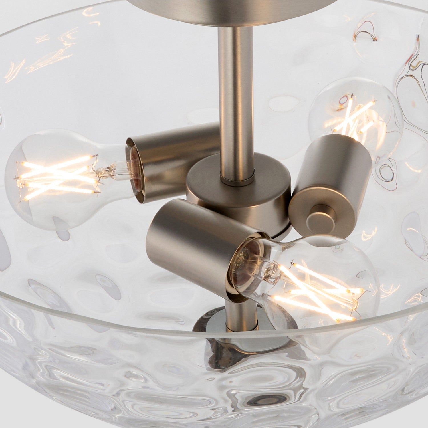 Quorum - 2800-15-265 - Three Light Dual Mount - Adams - Satin Nickel