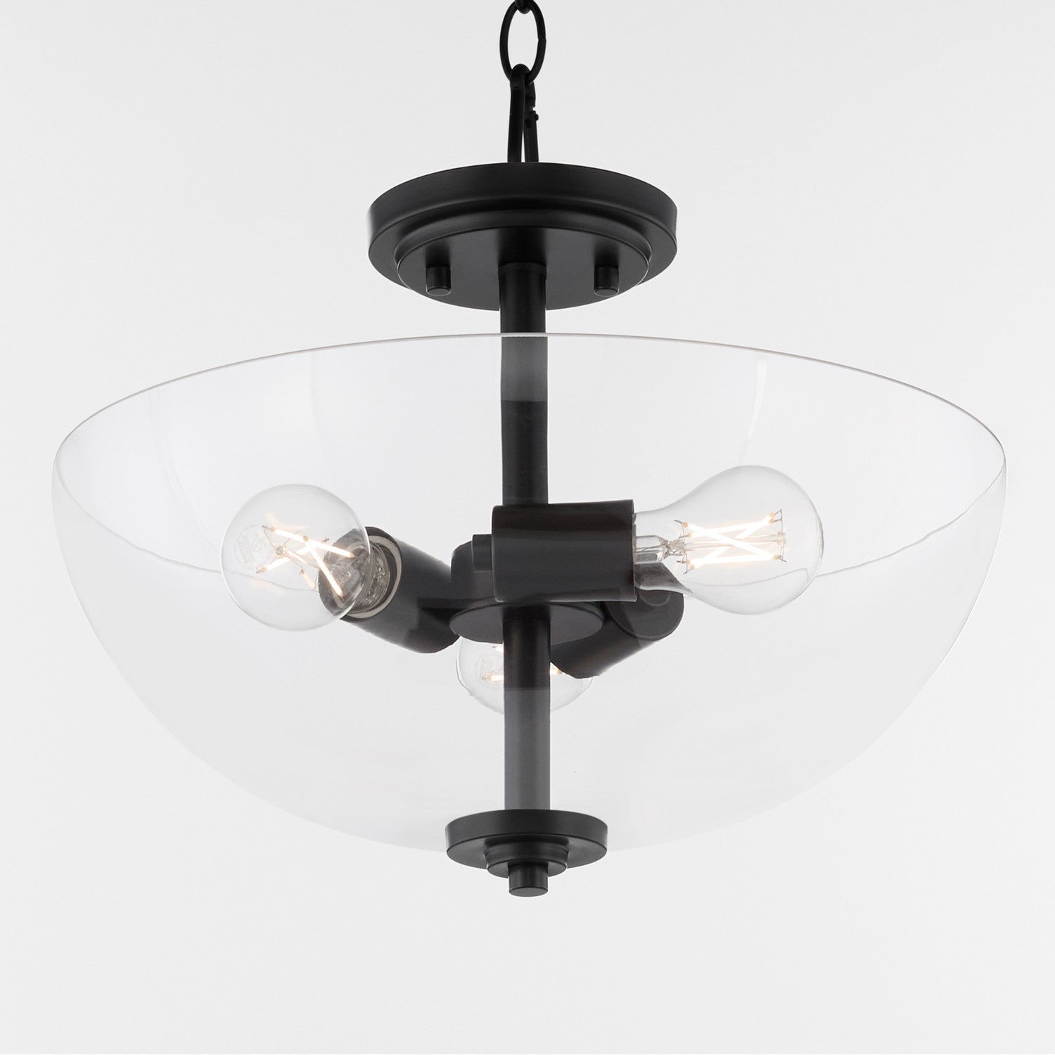 Quorum - 2800-15-59 - Three Light Dual Mount - Adams - Matte Black