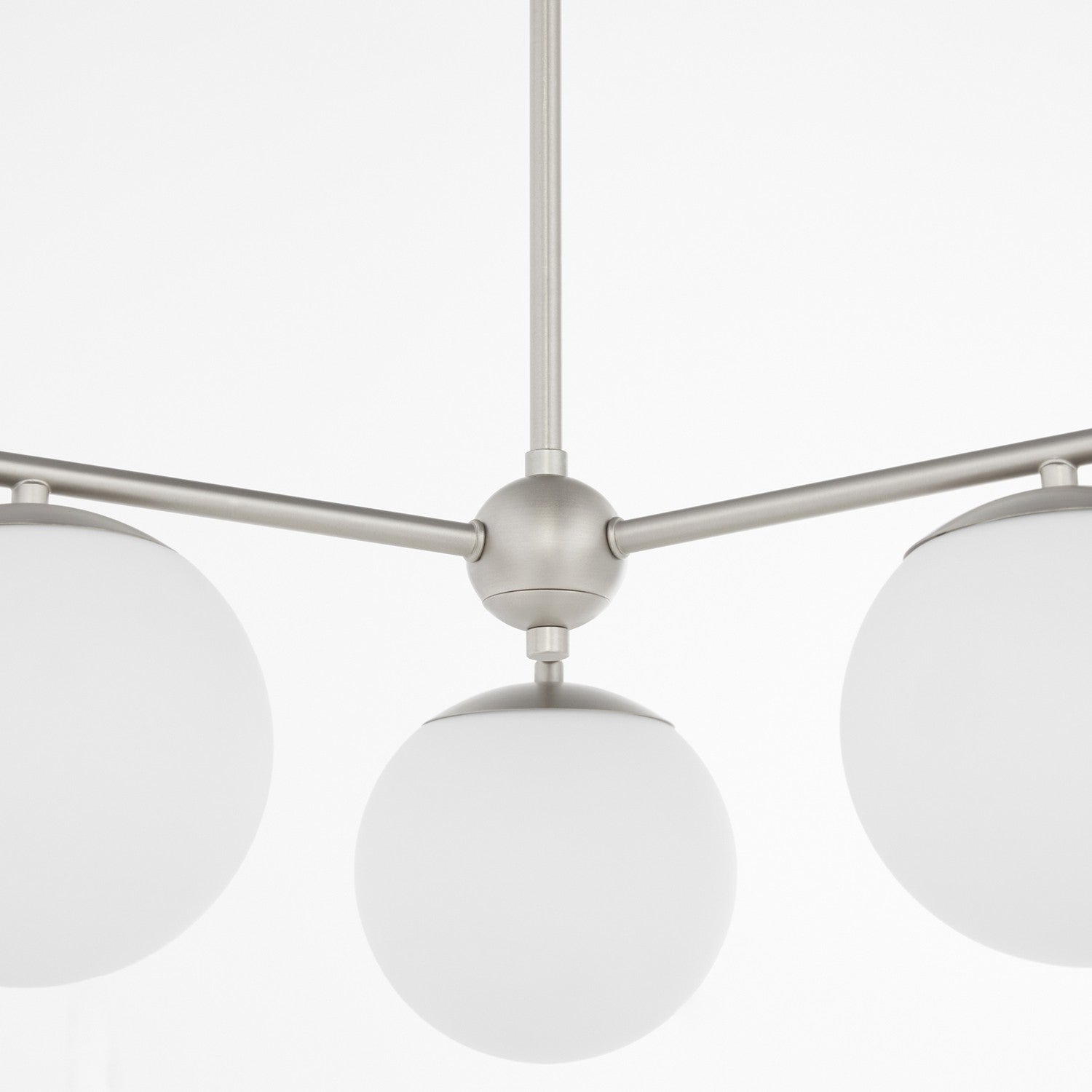 Quorum - 639-3-65 - Three Light Chandelier - Jasper - Satin Nickel