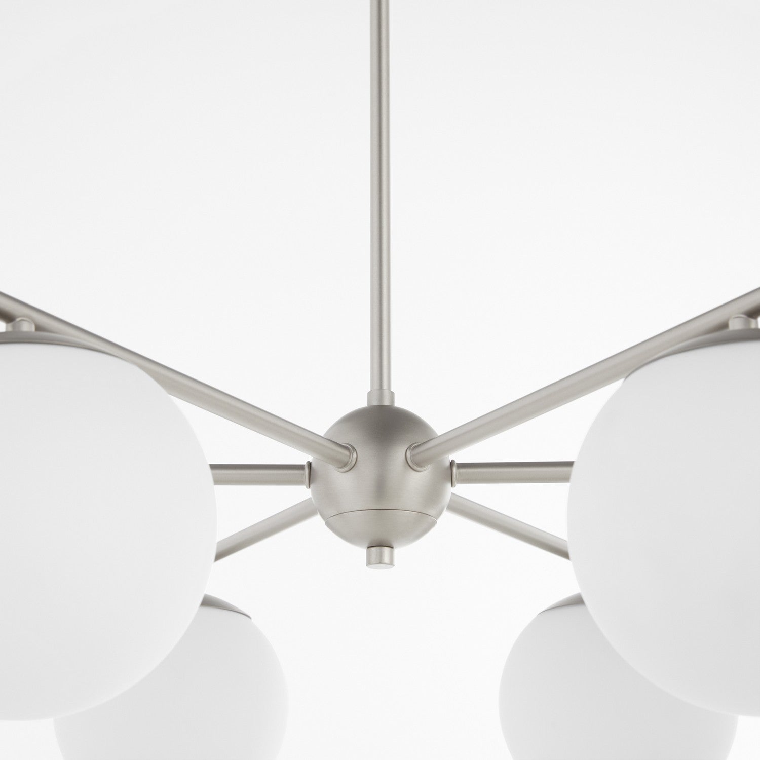 Quorum - 639-6-65 - Six Light Chandelier - Jasper - Satin Nickel