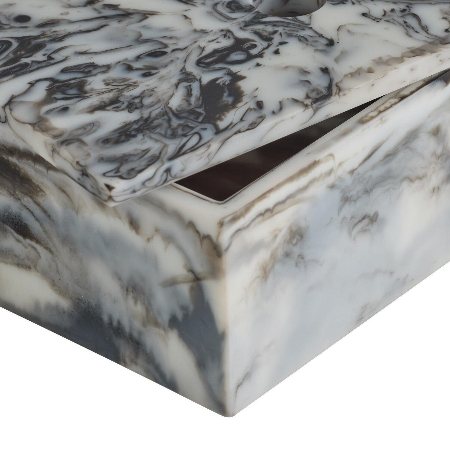 Arteriors - ARS07 - Boxes, Set of 2 - Kayce - Black & White