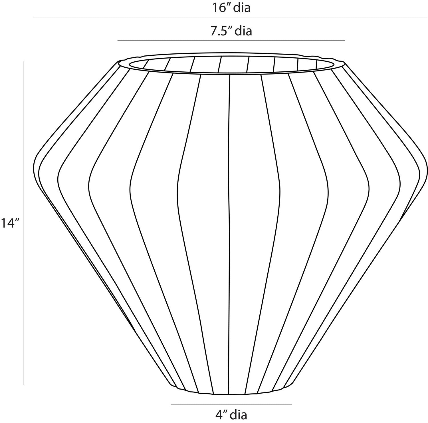 Arteriors - AVE11 - Vase - Kaliana - Matte Taupe