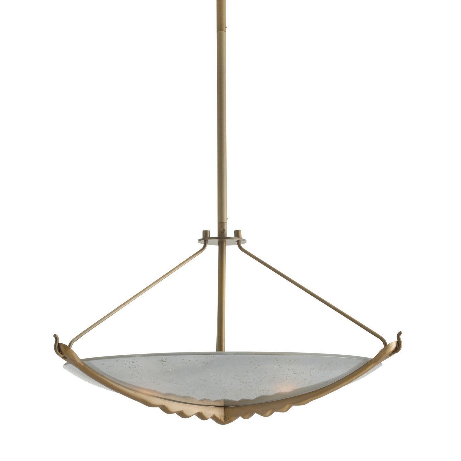 Arteriors - DFI08 - Three Light Semi-Flush Mount - Karlsen - Frosted