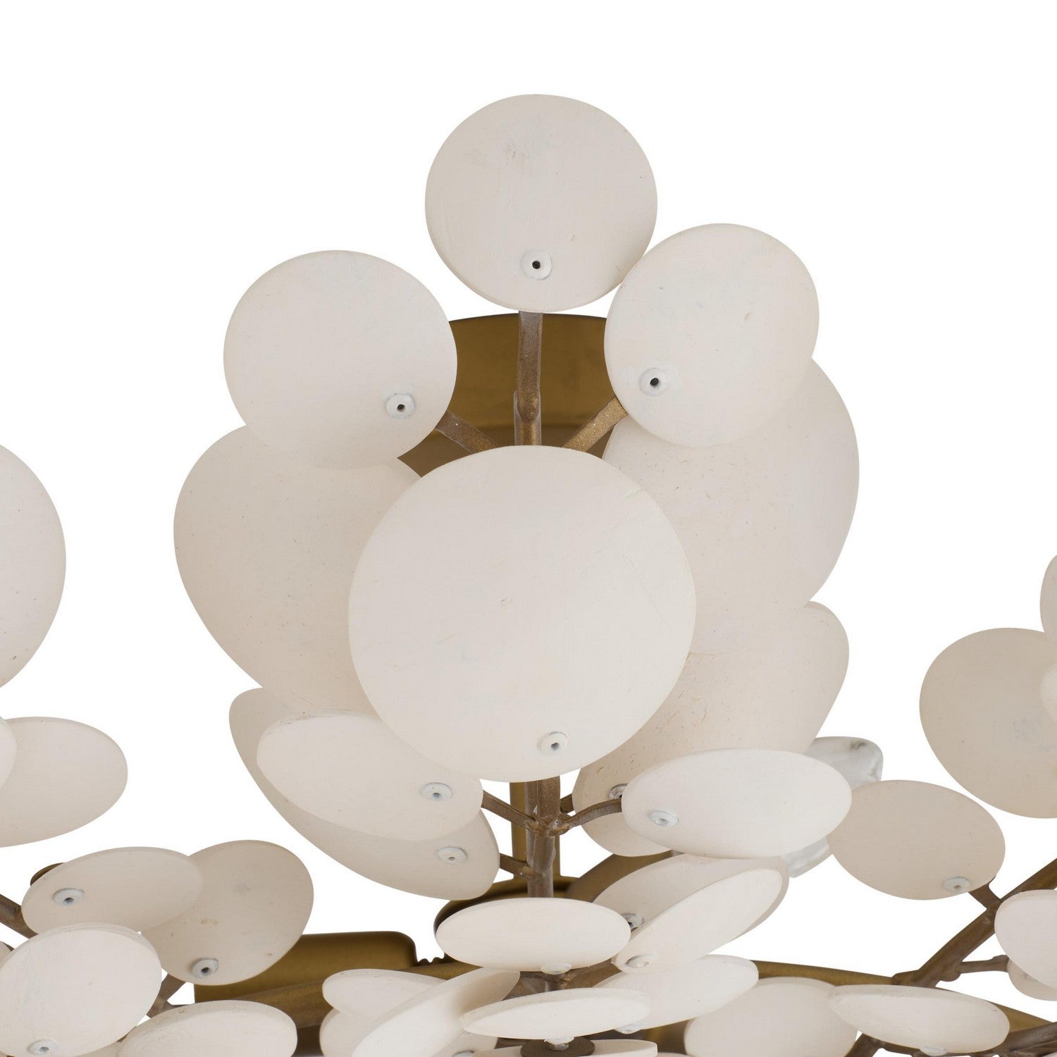 Arteriors - DFS02 - Three Light Flush Mount - Bilal - Ivory