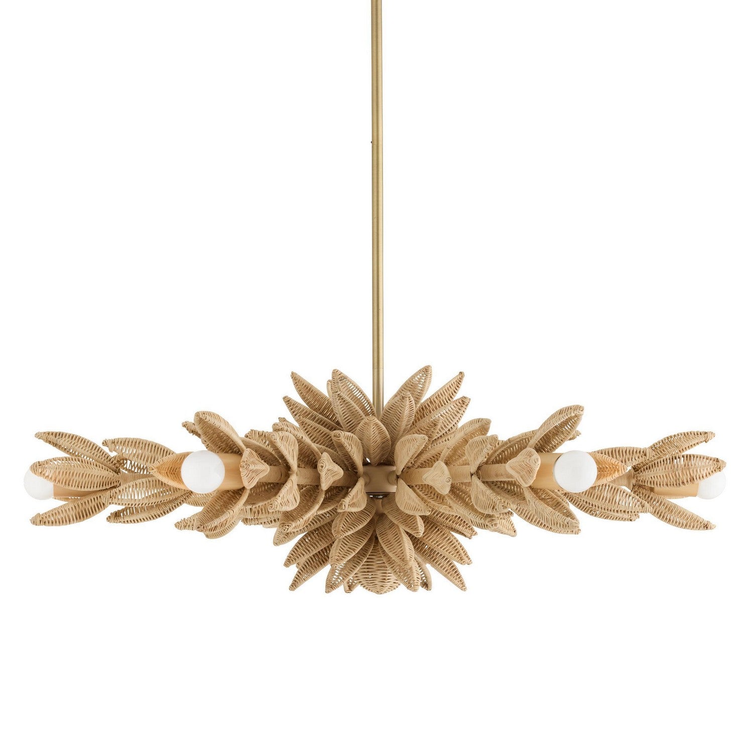 Arteriors - DFS03 - Six Light Semi-Flush Mount - Kasai - Natural
