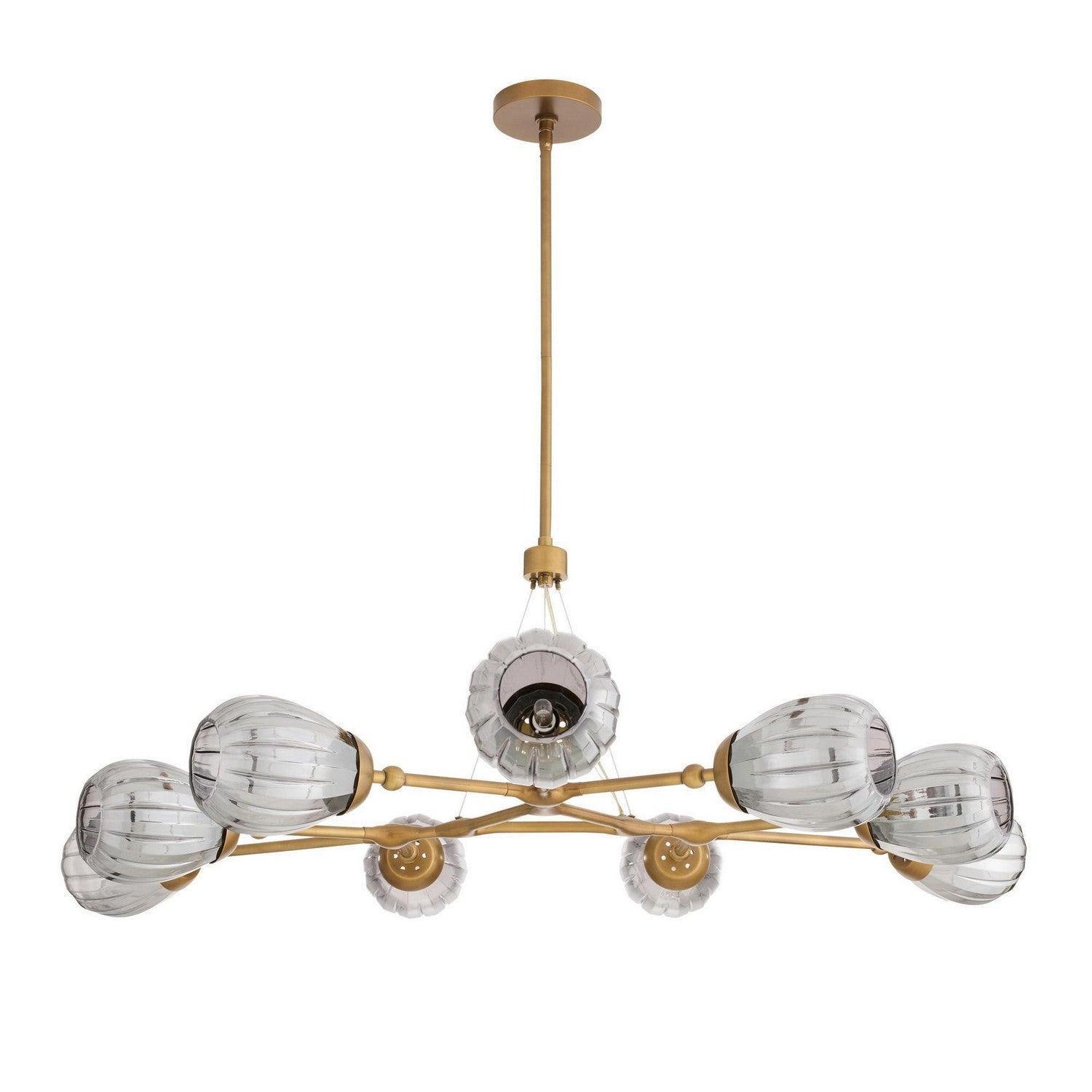 Arteriors - DLC38 - Nine Light Chandelier - Smyth - Smoke Luster