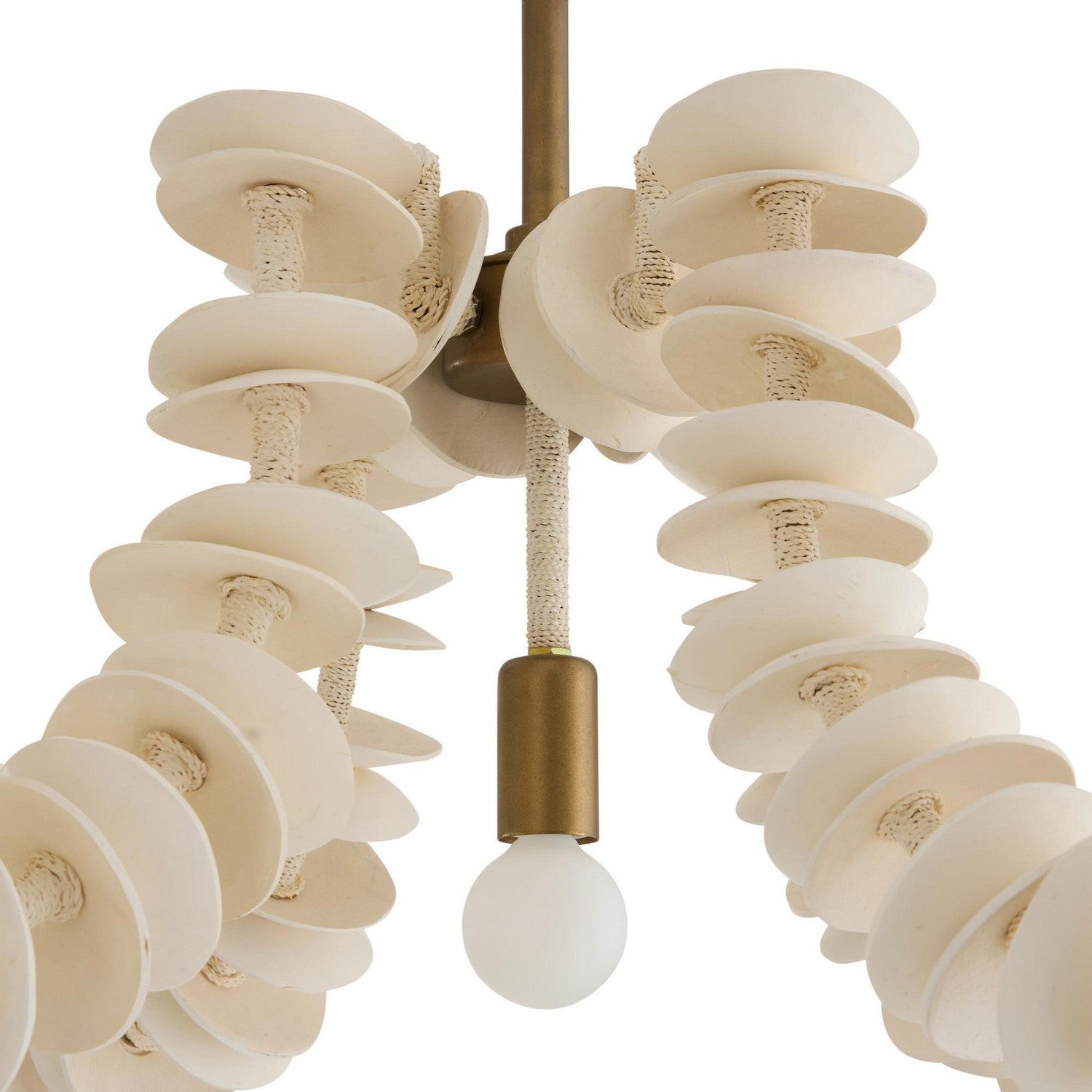 Arteriors - DLS16 - Eight Light Linear Chandelier - Kalama - Ivory