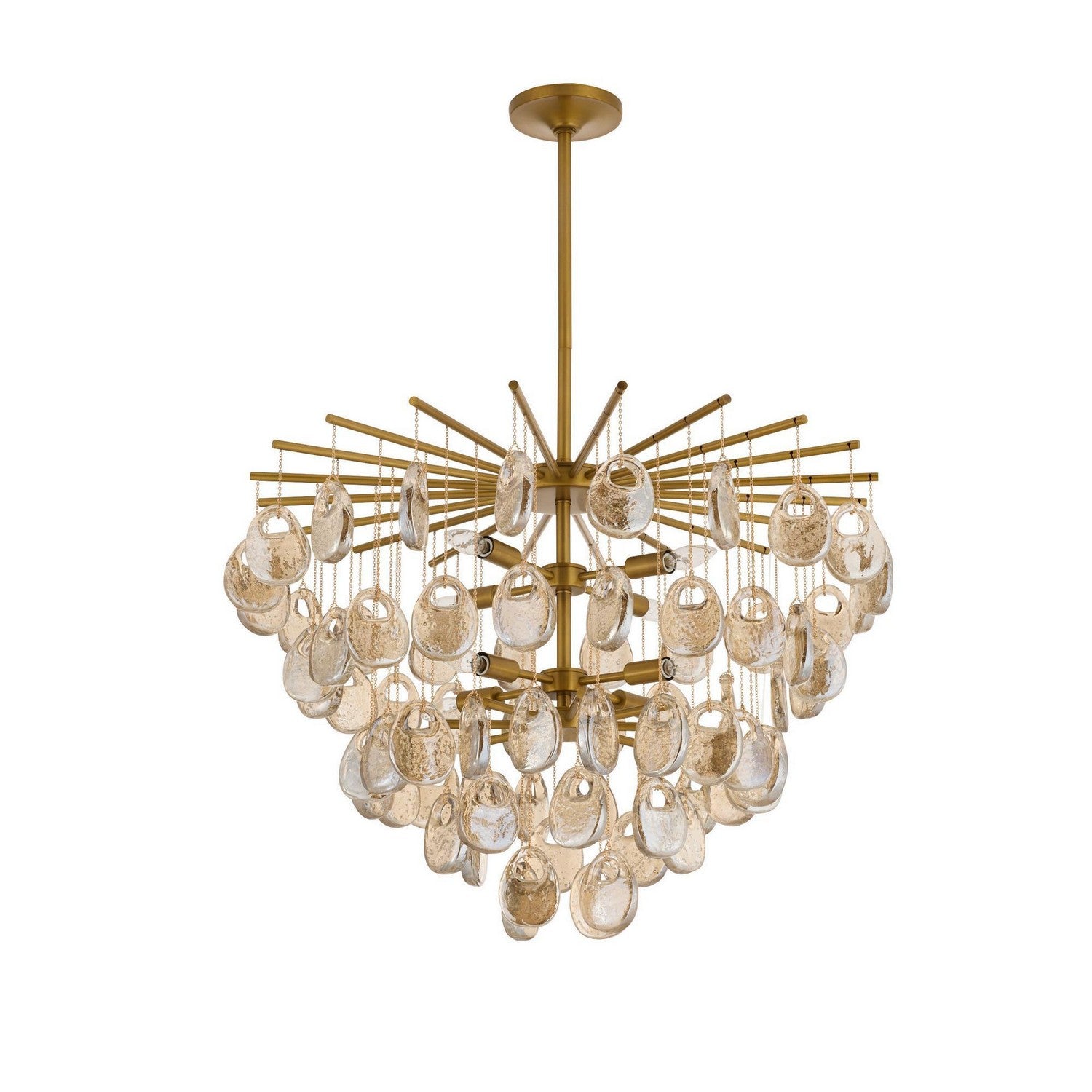 Arteriors - DMC33 - Eight Light Chandelier - Jacqueline - Amber