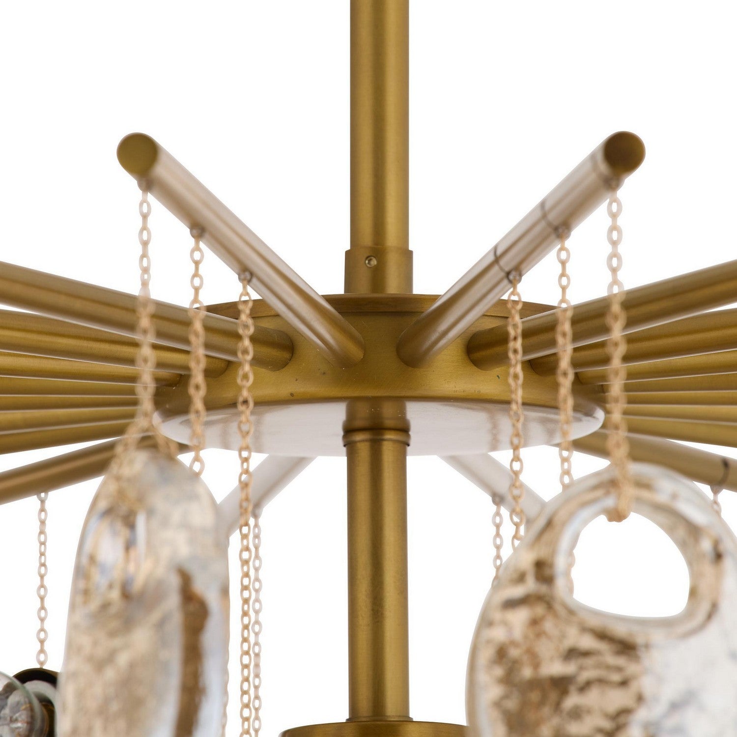 Arteriors - DMC33 - Eight Light Chandelier - Jacqueline - Amber